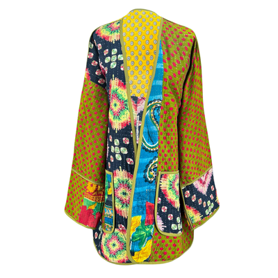 Durgapur Kantha Coat One of a Kind