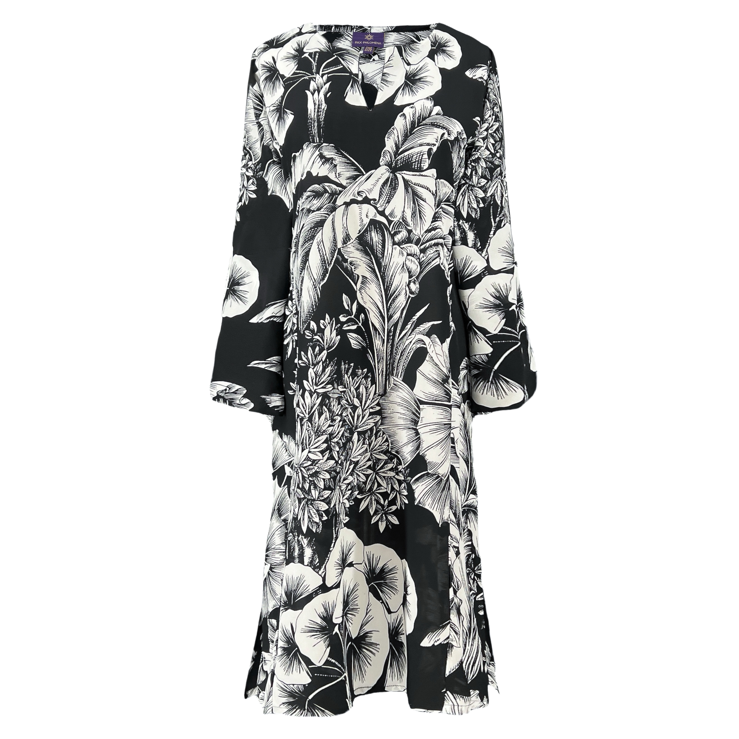 Giardino Nero Italian Silk Tunic