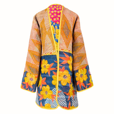 Bekal Cotton Kantha Coat One of a Kind