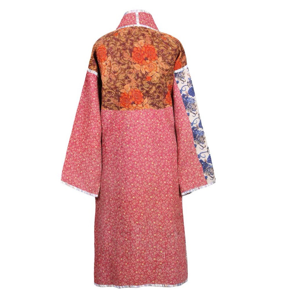 Kyra Cotton Kantha Coat ONE OF KIND