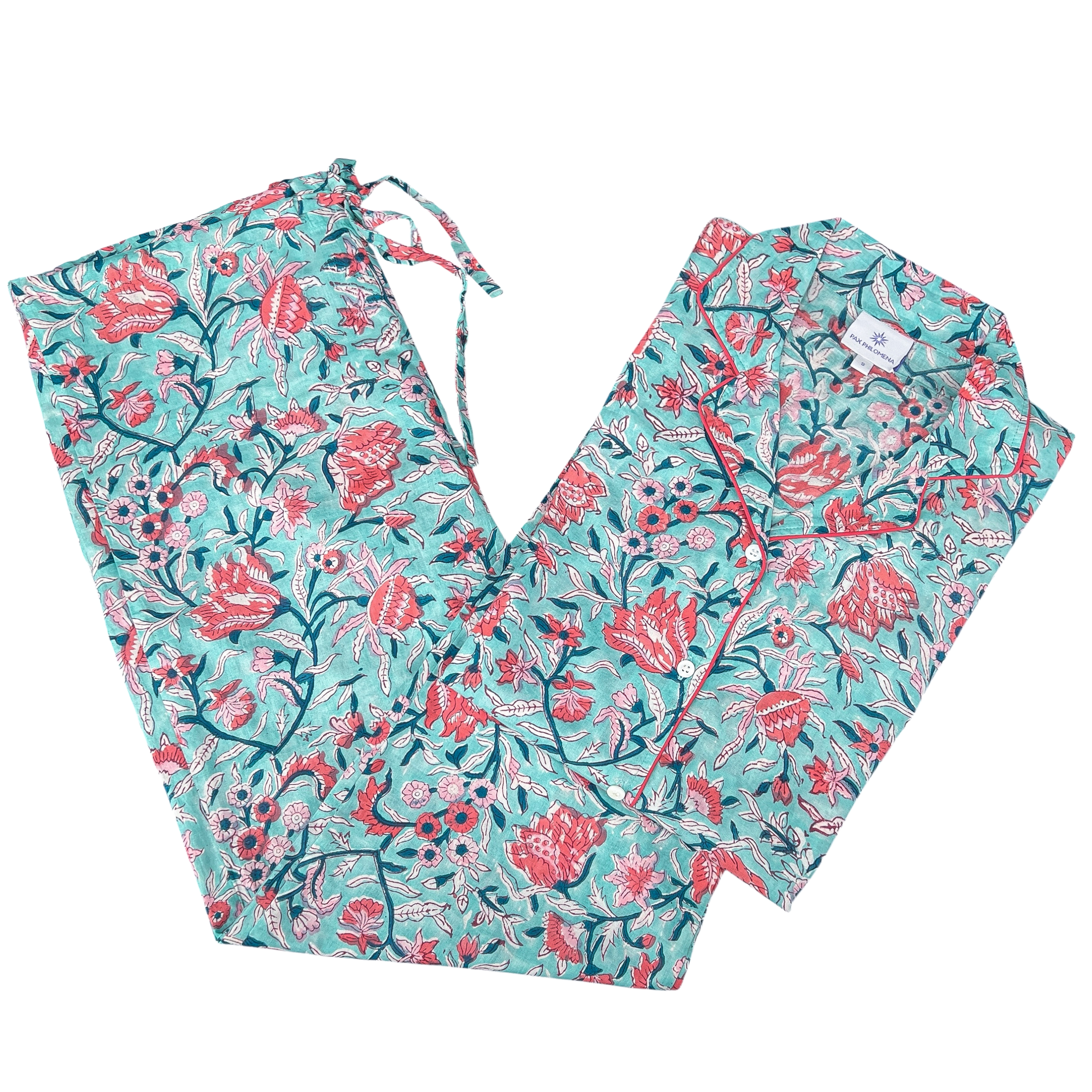 Felicity Floral Cotton Pajamas Long Sleeve