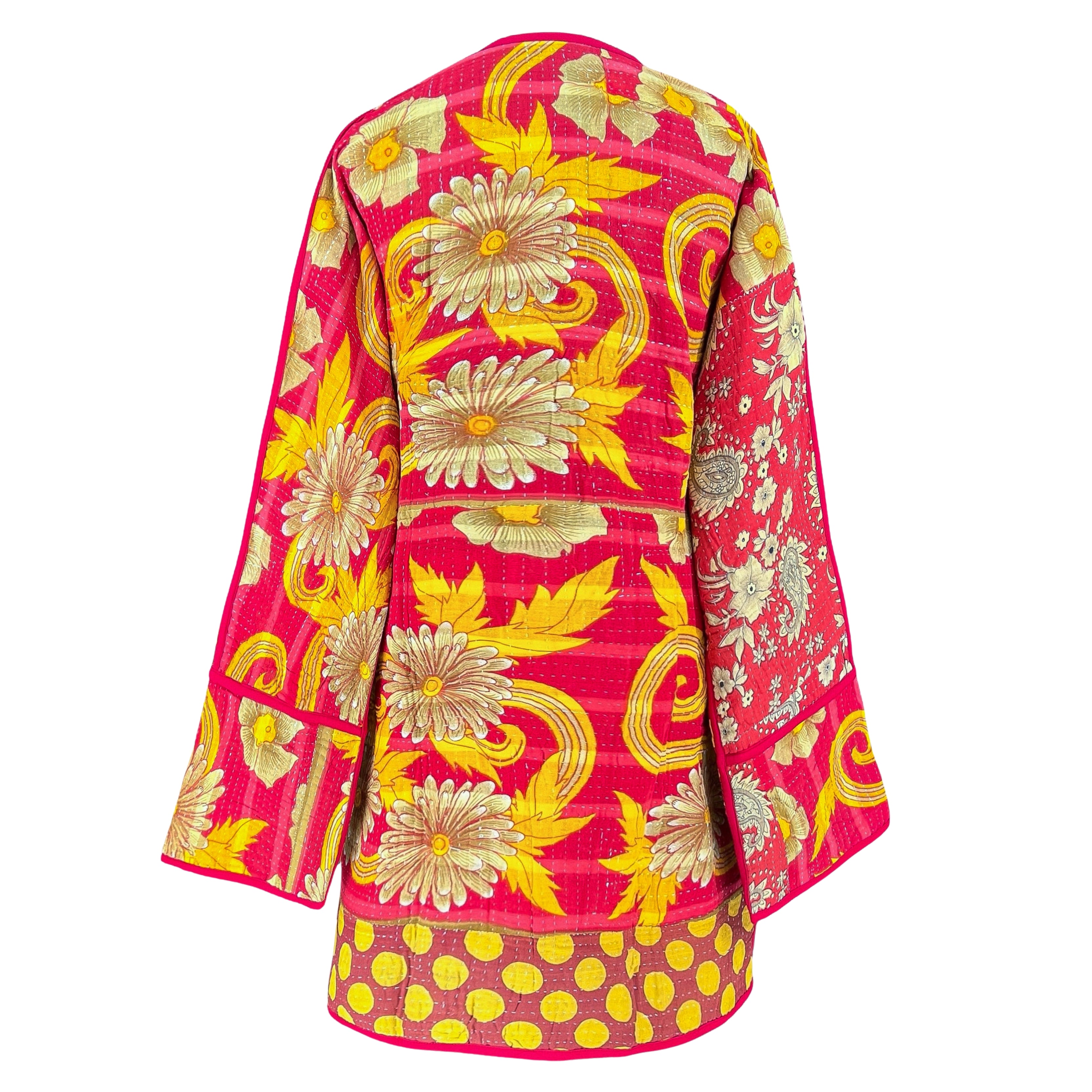 Natika Cotton Kantha Coat One of a Kind