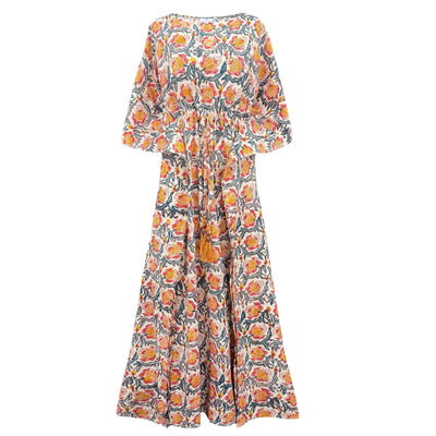 Angelina Floral Maxi Kaftan Dress Final Sale