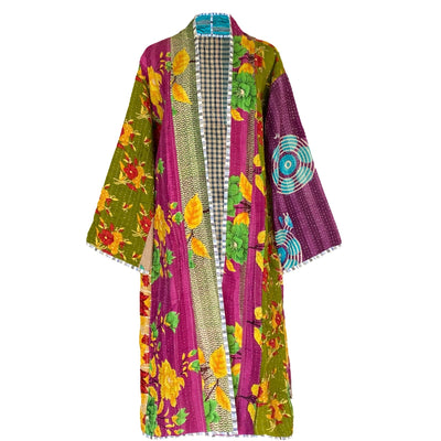 Paru Cotton Kantha Coat ONE OF KIND