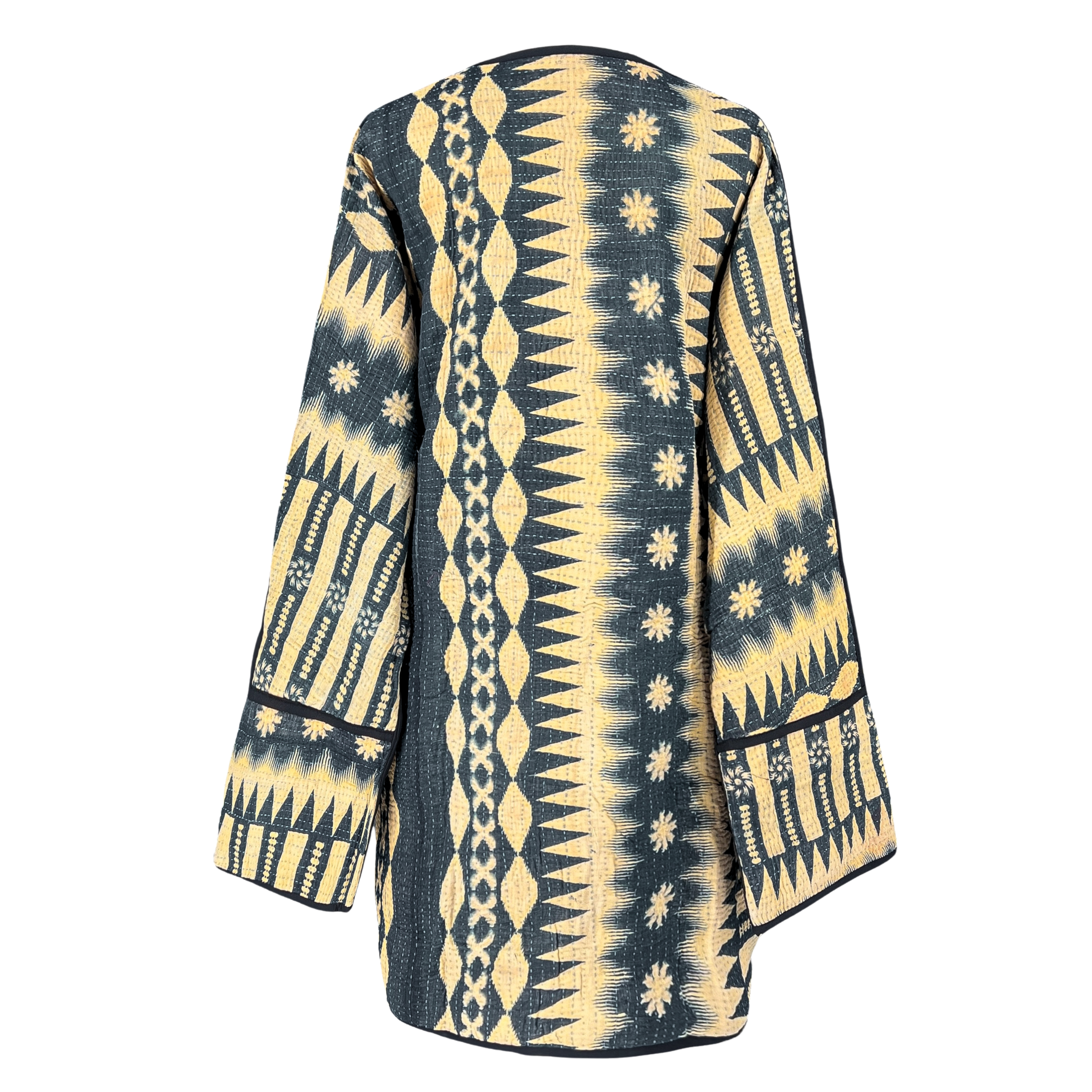 Anjuna Cotton Kantha Coat One of a Kind