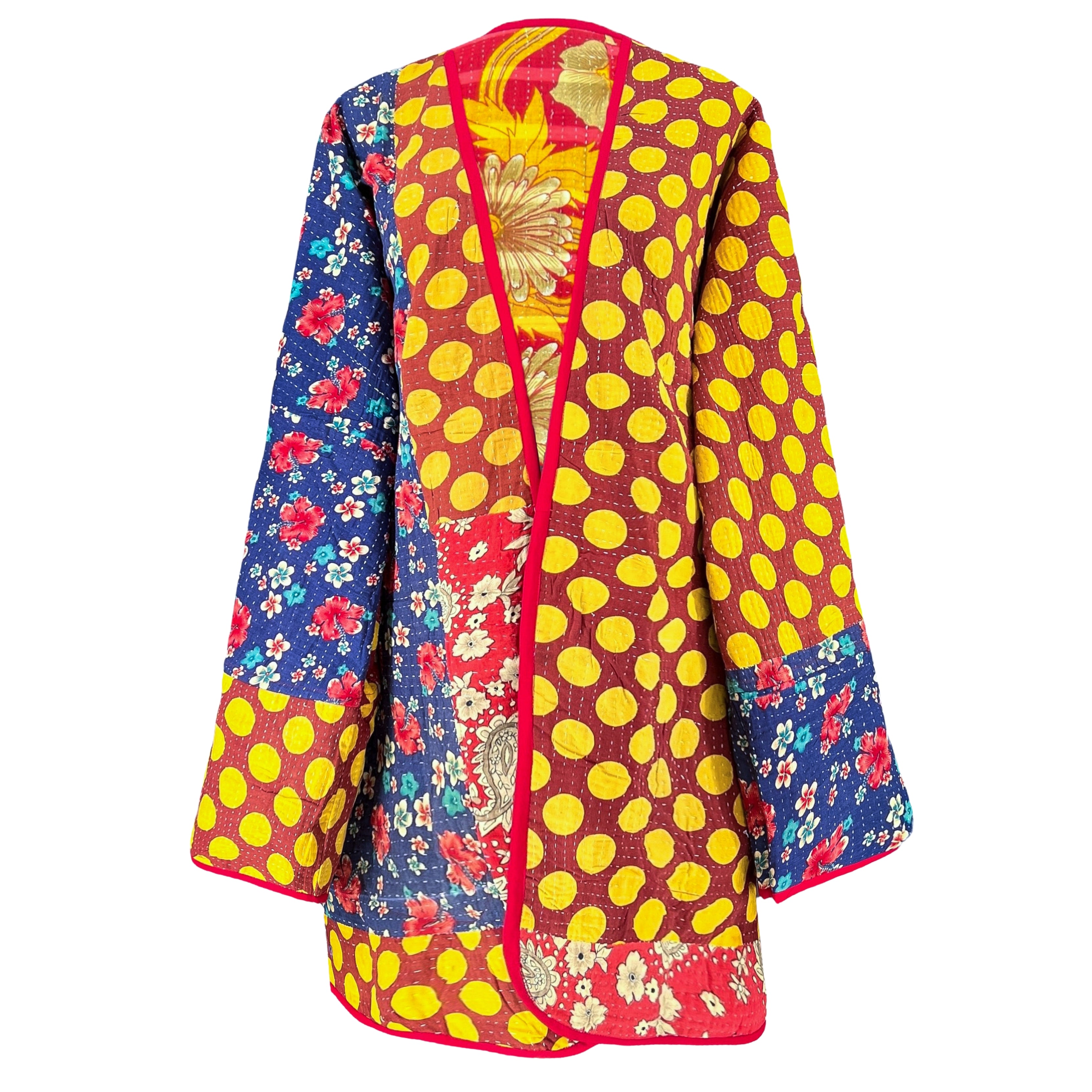 Natika Cotton Kantha Coat One of a Kind