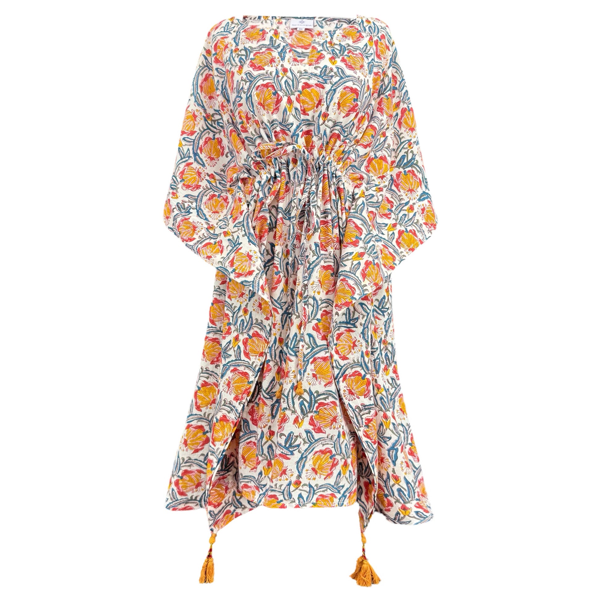 angelina midi dress Angelina Floral Midi Kaftan Dress