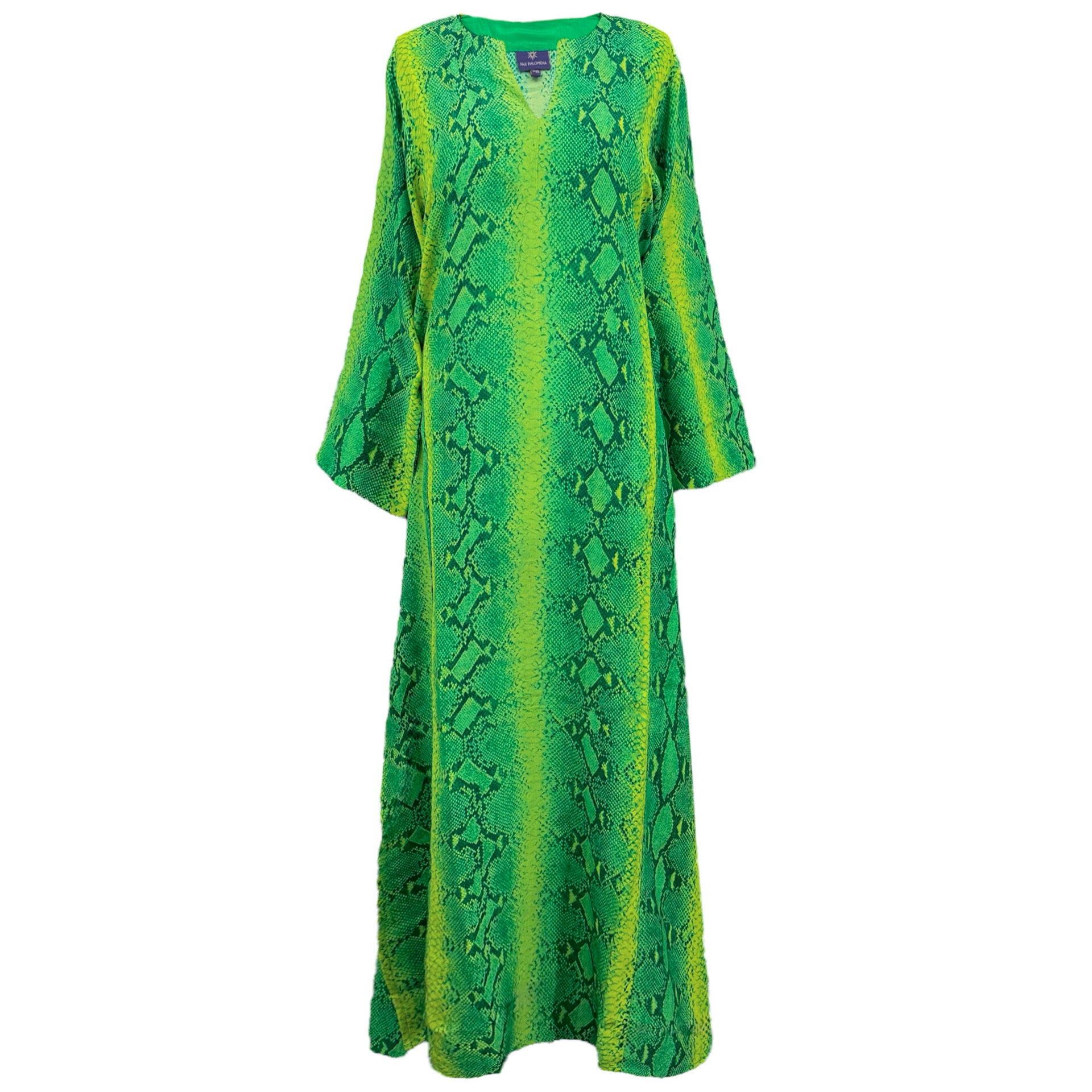 emerald green tunic dress Emerald Green Serpente Italian Silk Long Tunic Dress