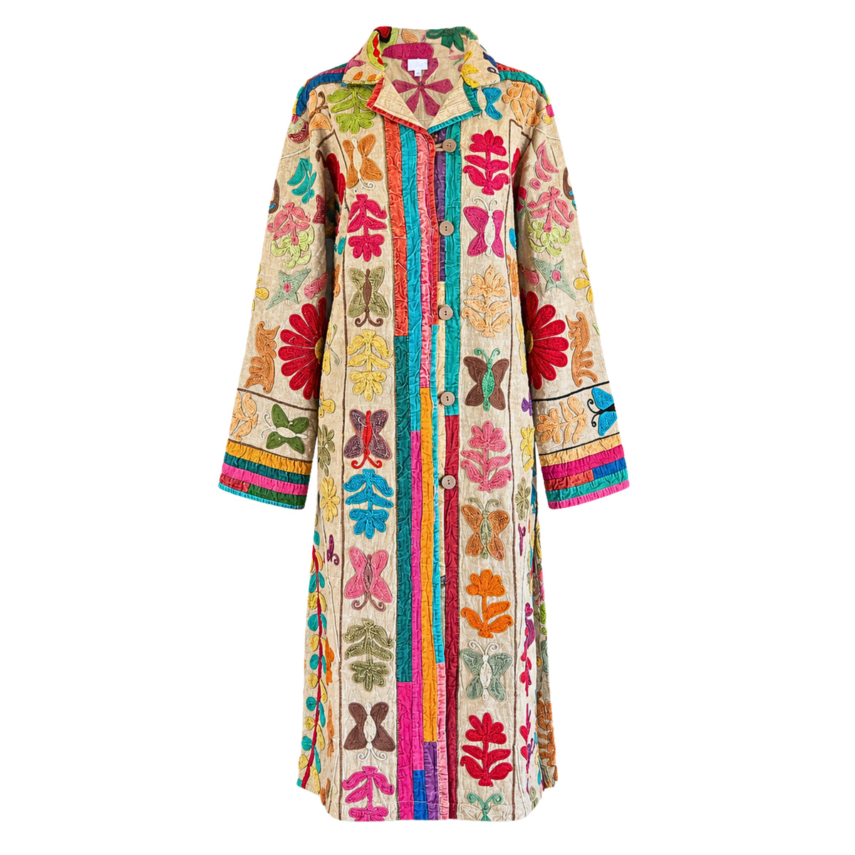 Charvi Embroidered Butterfly Coat One of a Kind
