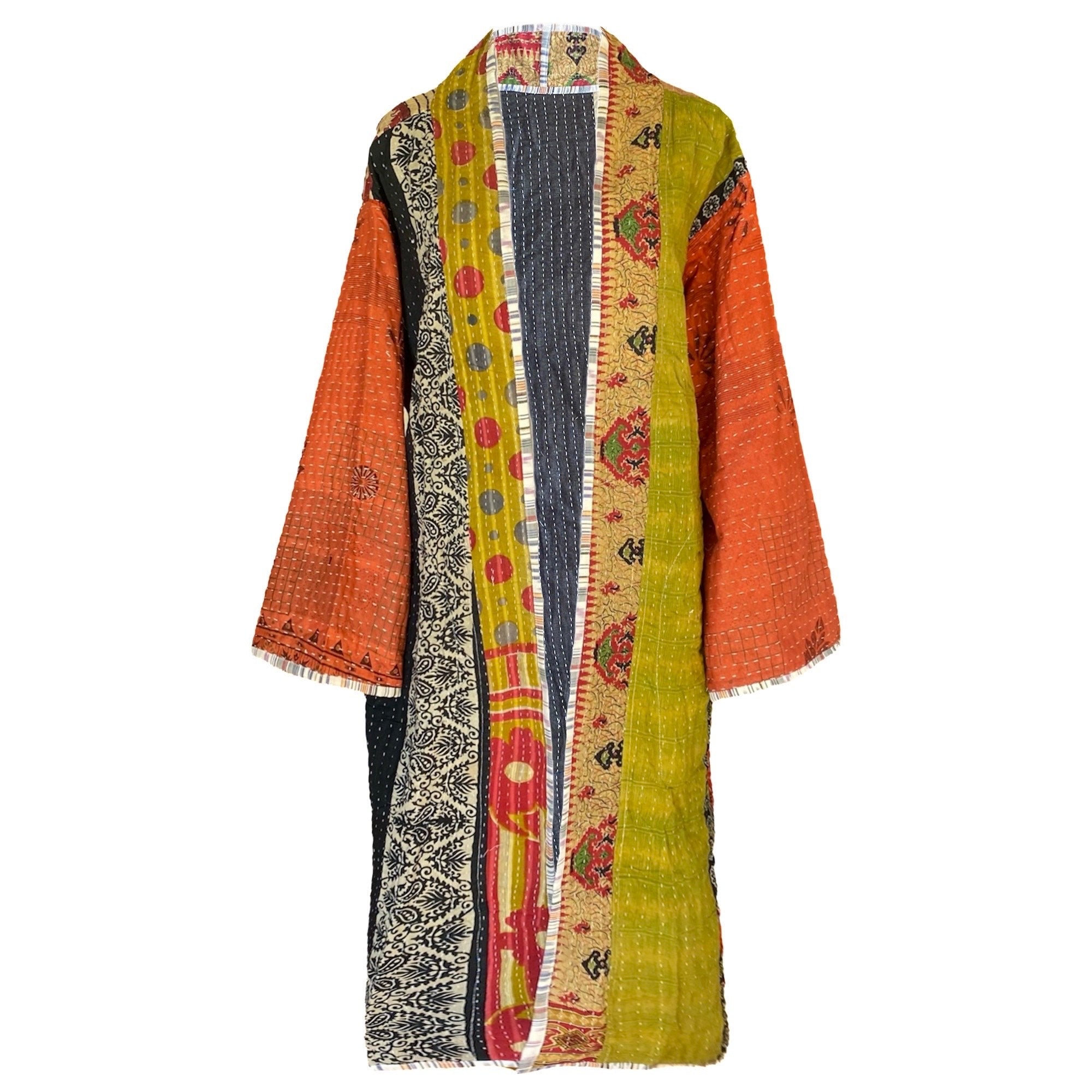 Rena Cotton Kantha Coat ONE OF KIND