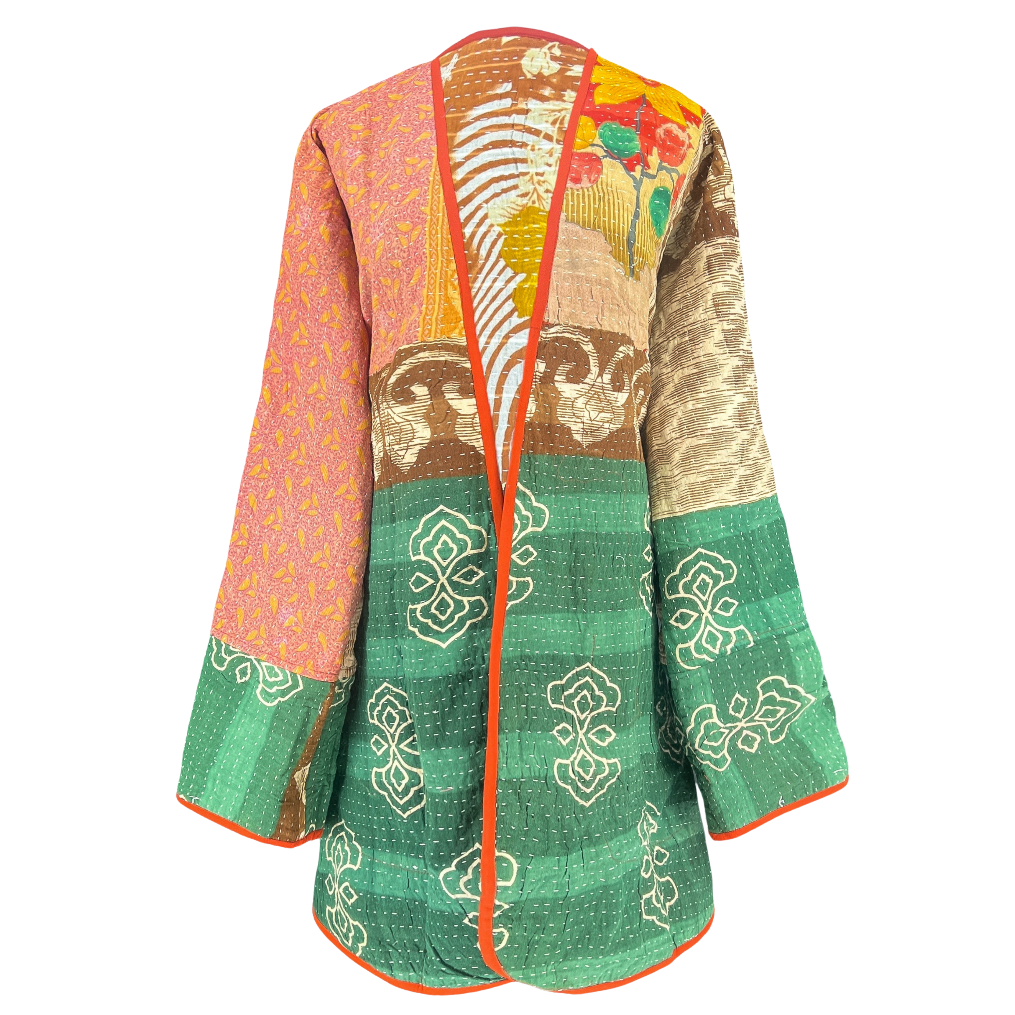 Baga Cotton Kantha Coat One of a Kind