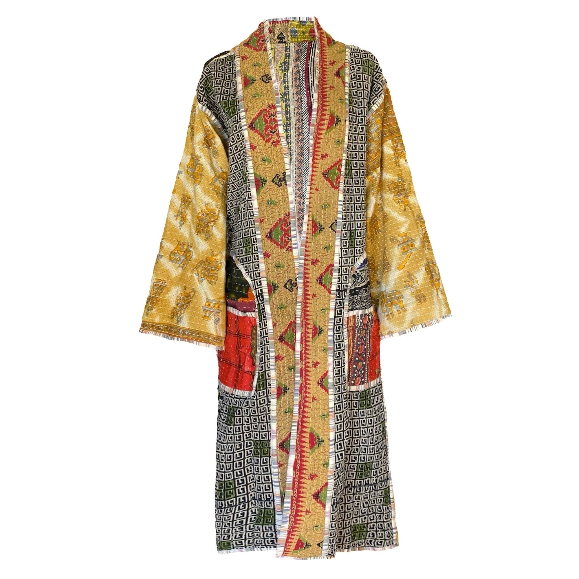 Rena Cotton Kantha Coat ONE OF KIND
