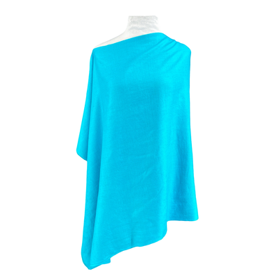 Turquoise Kashmiri Pashmina Handwoven Shawl