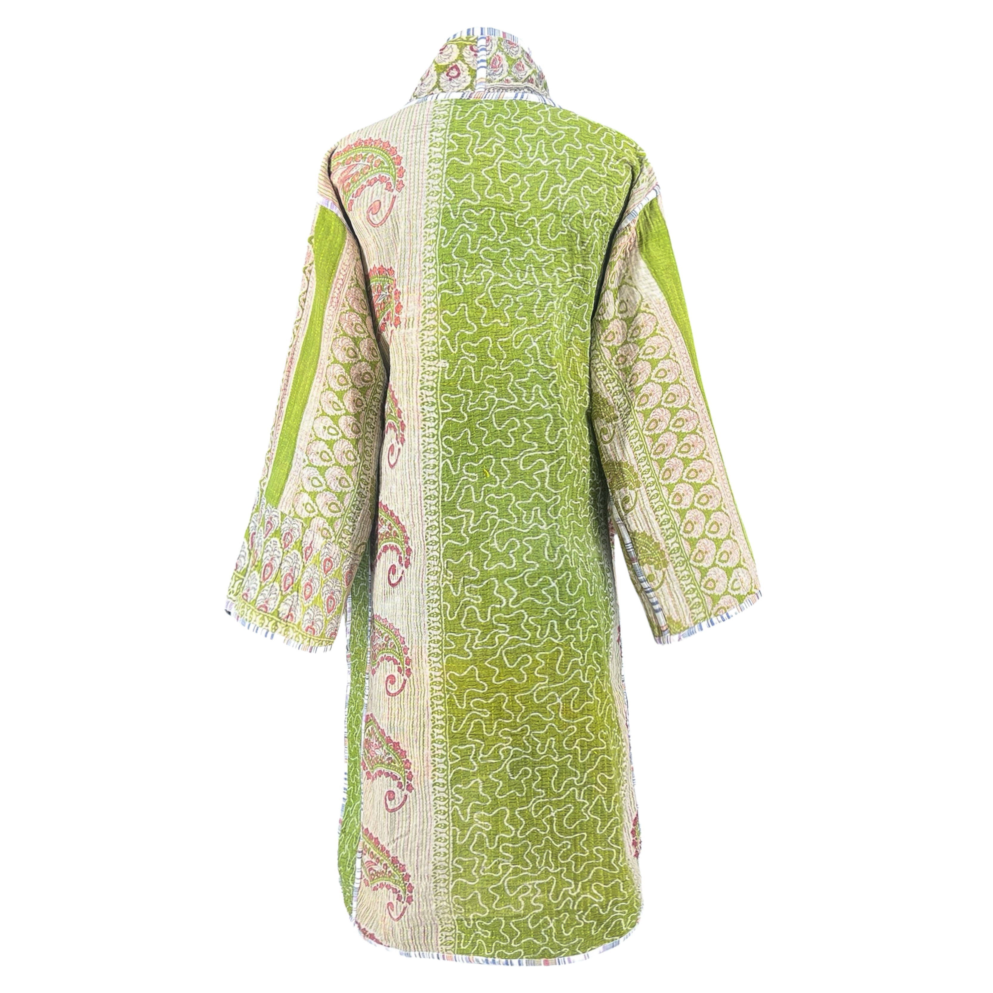 Bagh Cotton Kantha Coat One of a Kind