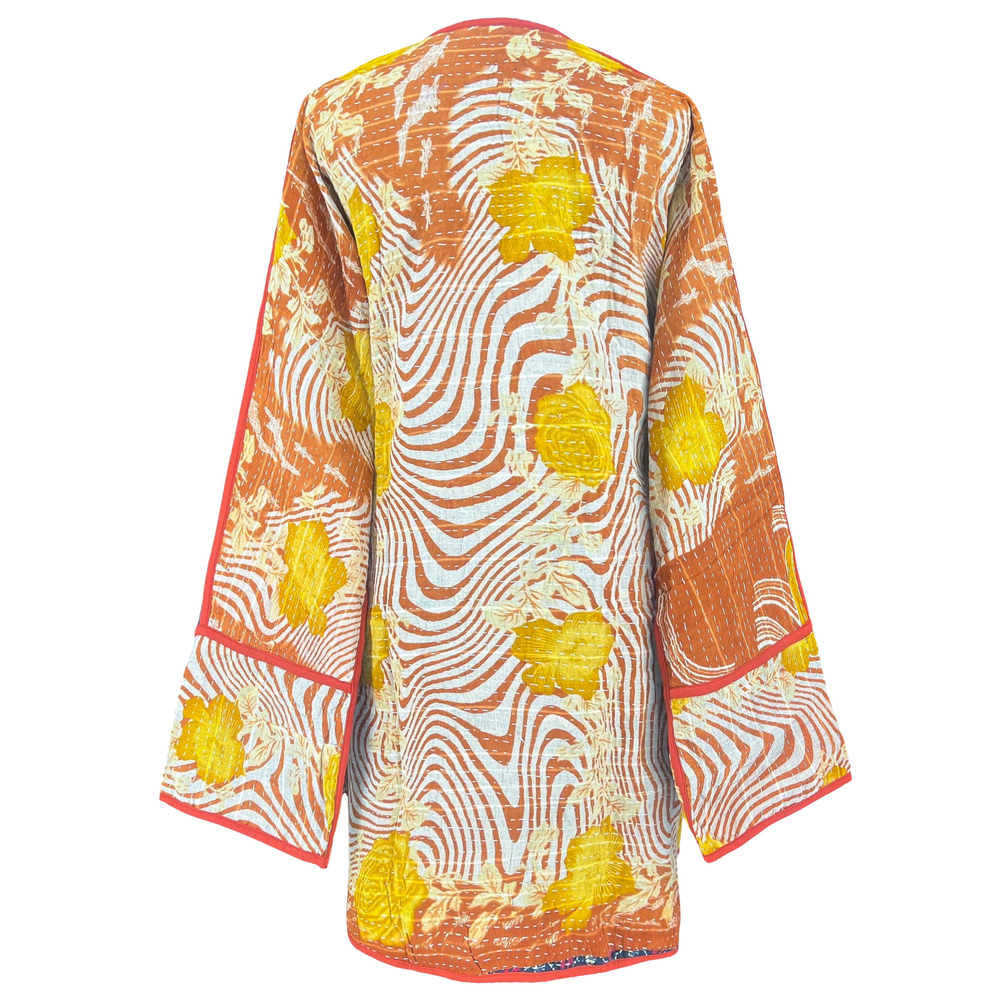 Baga Cotton Kantha Coat One of a Kind