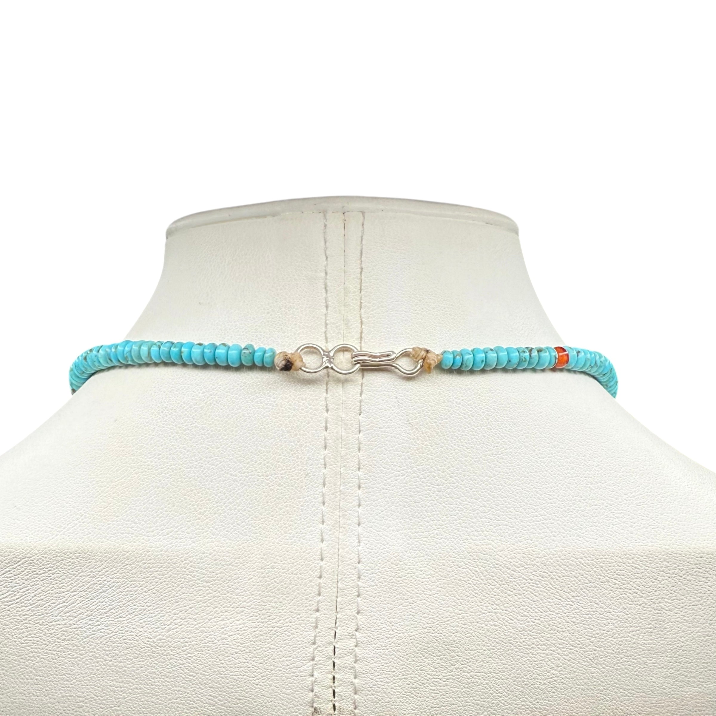 Rare Sleeping Beauty Turquoise Graduated Necklace