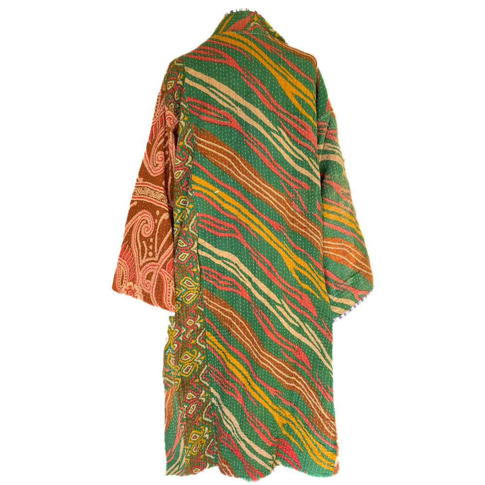 Kai cotton kantha coat One of a Kind