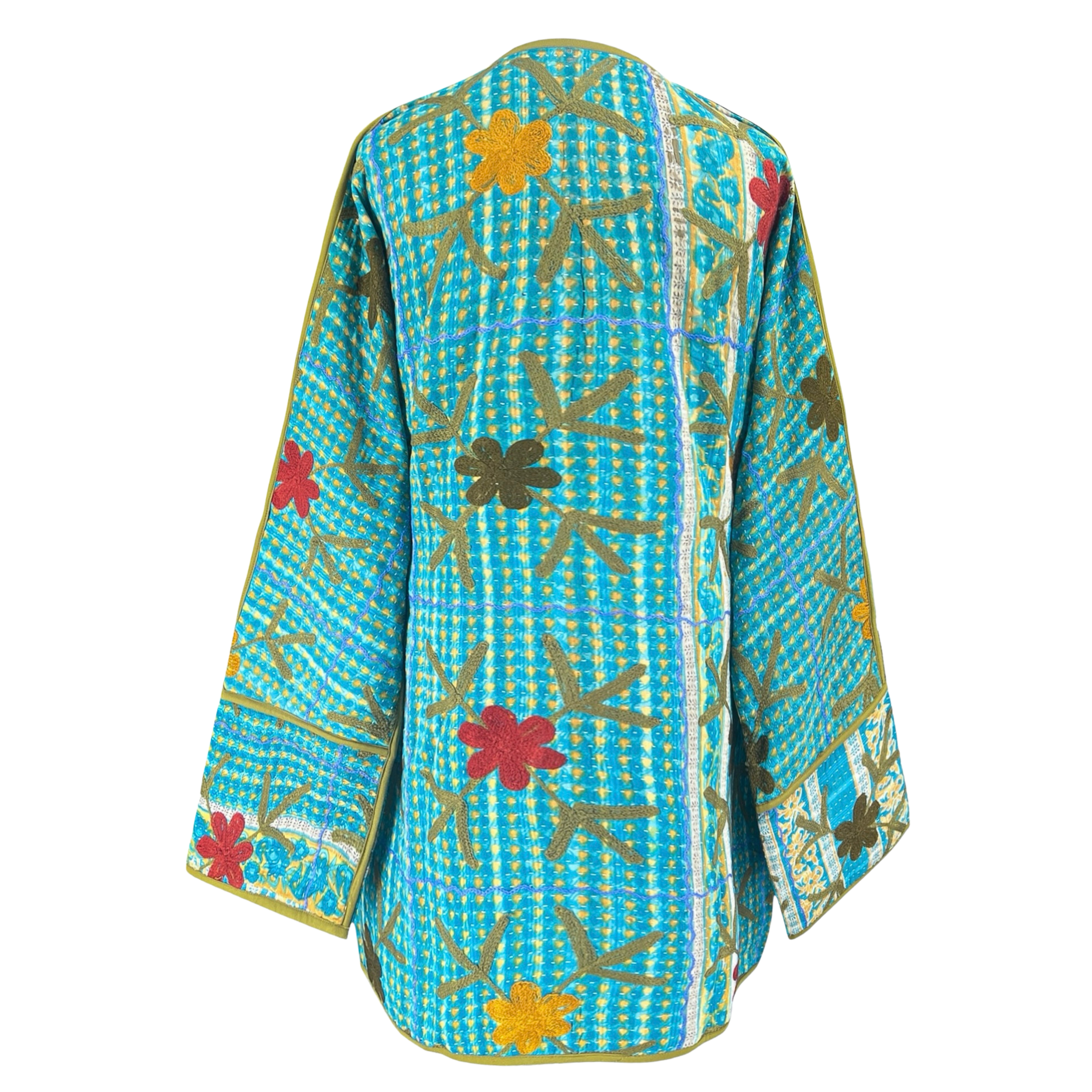 Howrah Embroidered Kantha Coat One of a Kind
