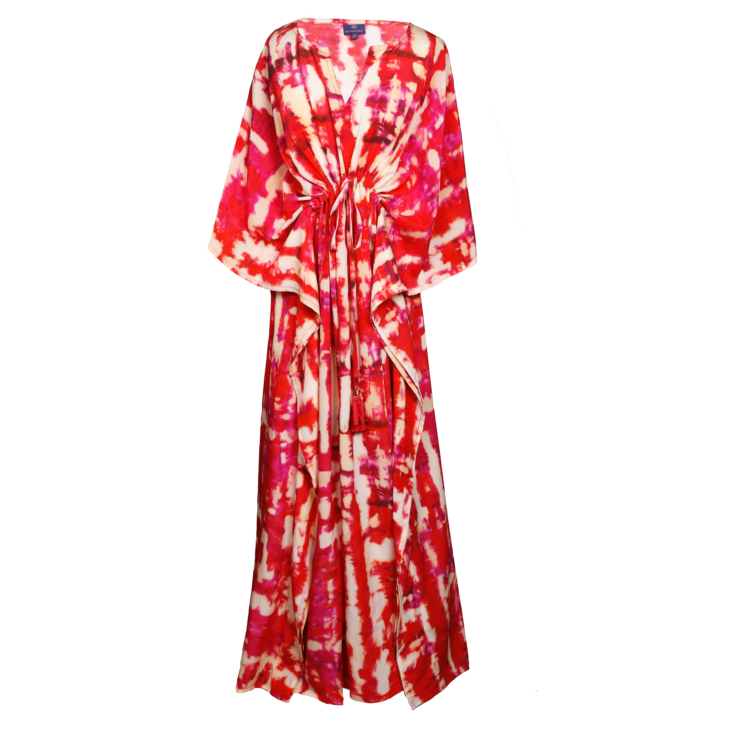 Amalfi Italian Silk Maxi Kaftan Dress