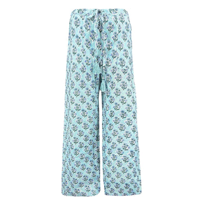 Bellino Blue Floral Lounge Pants
