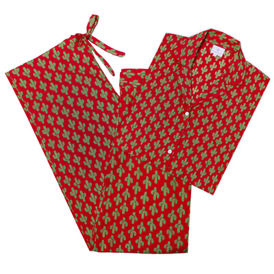 Christmas Prickly Pax Cactus Pajamas