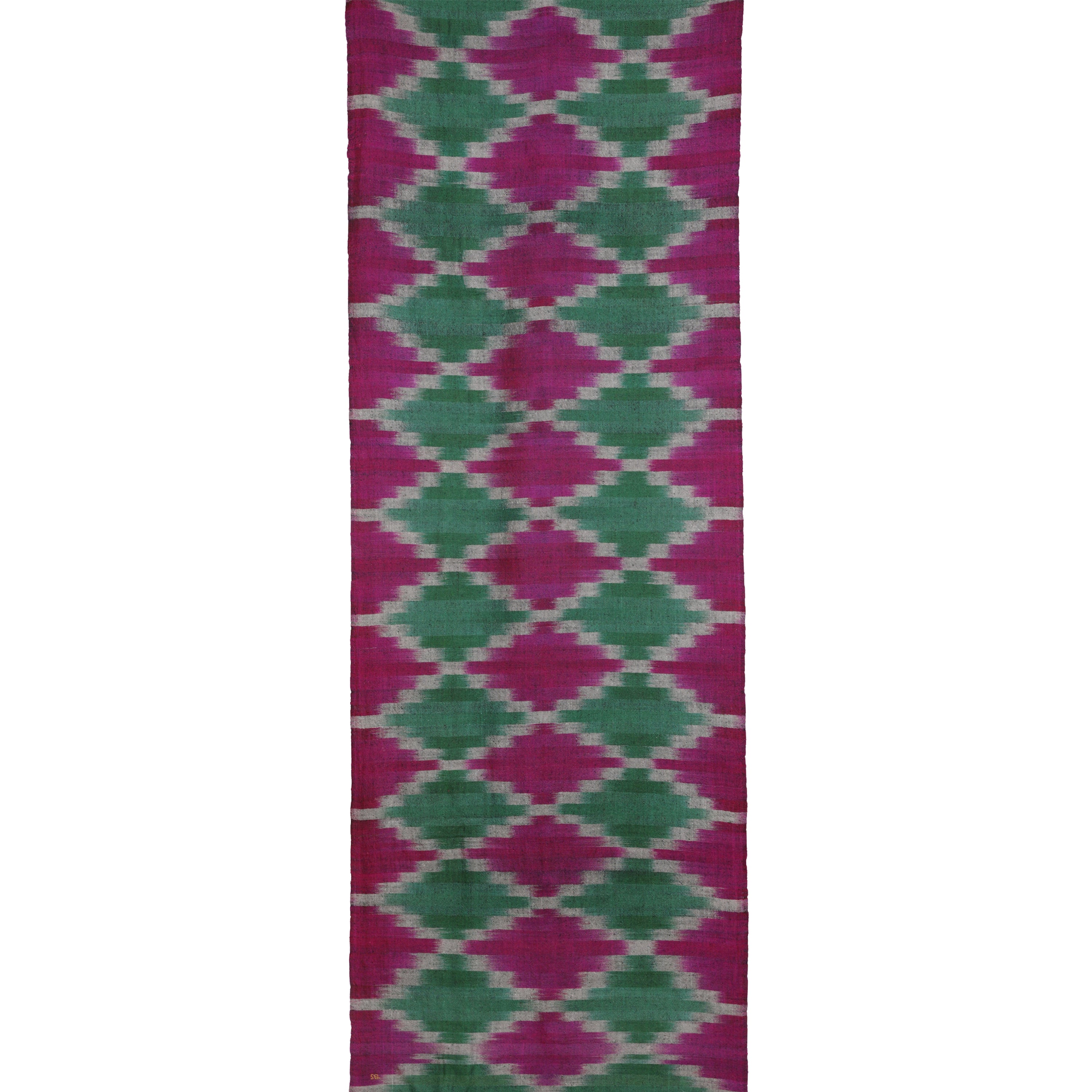 Emerald Dream Ikat Pashmina Kashmiri Shawl