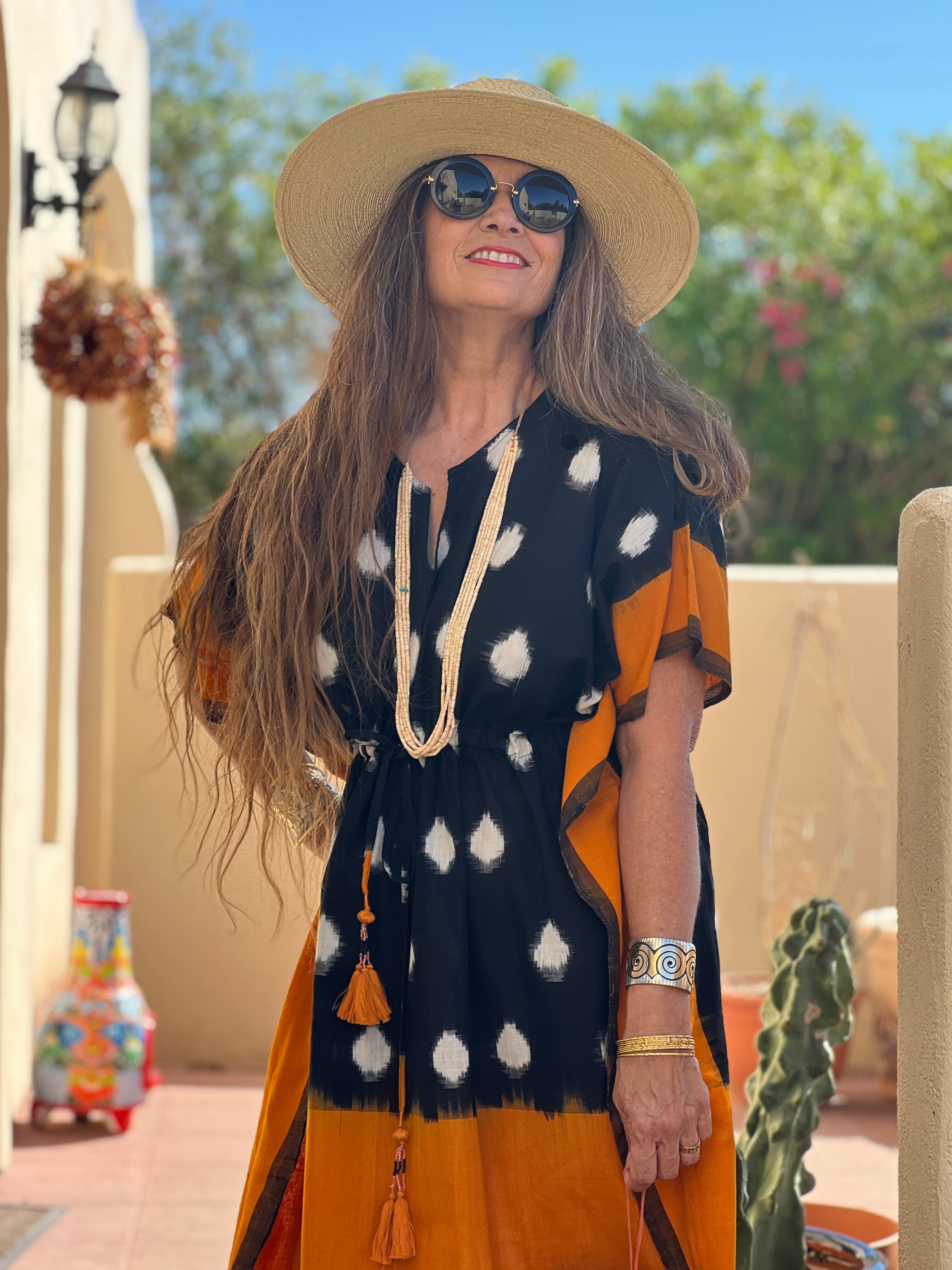 Melon Shell Heishi Necklace Santo Domingo