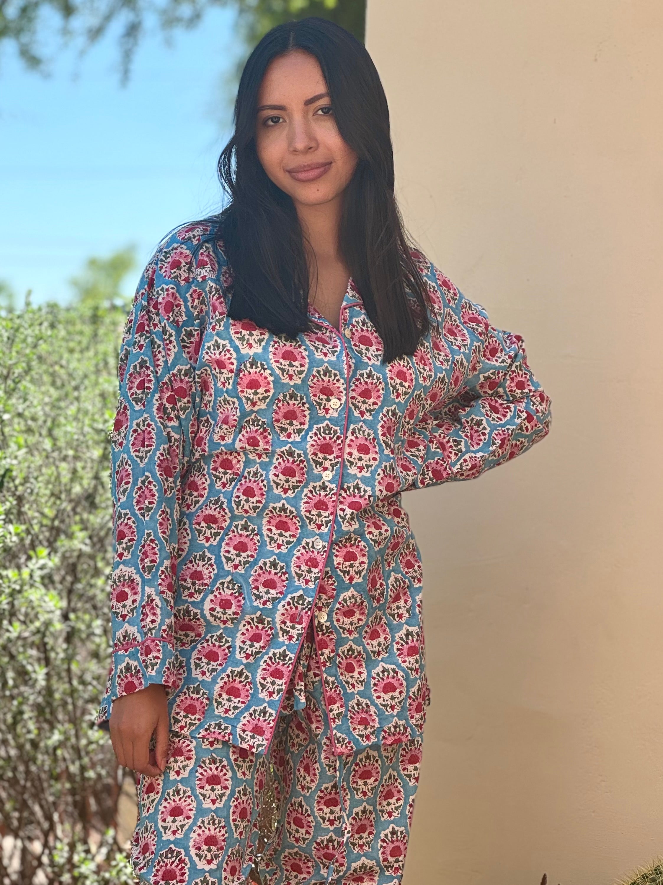 Sallie Floral Cotton Pajama