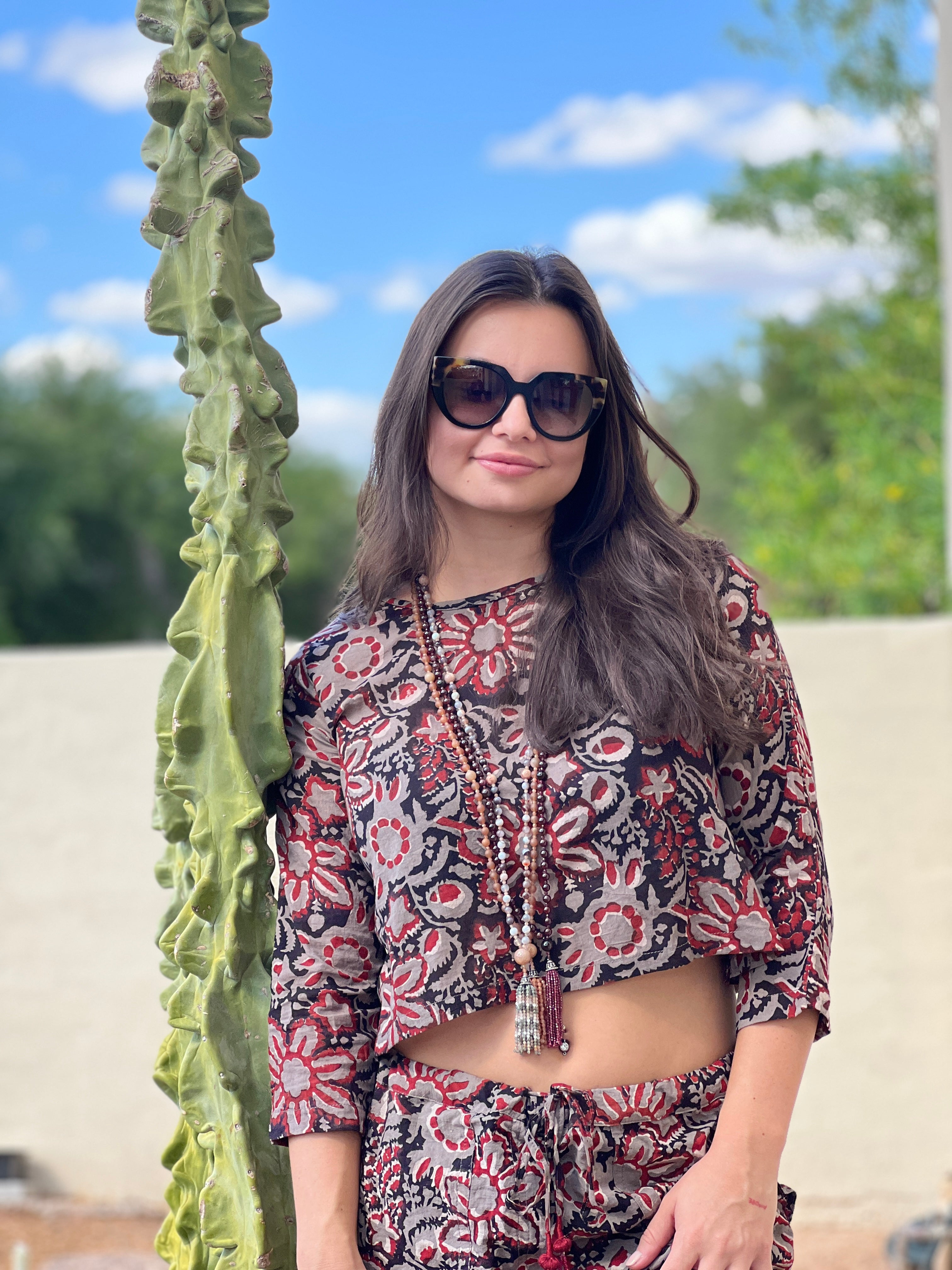 Boho Brown Lounge Pant Set Exchange or Store Credit