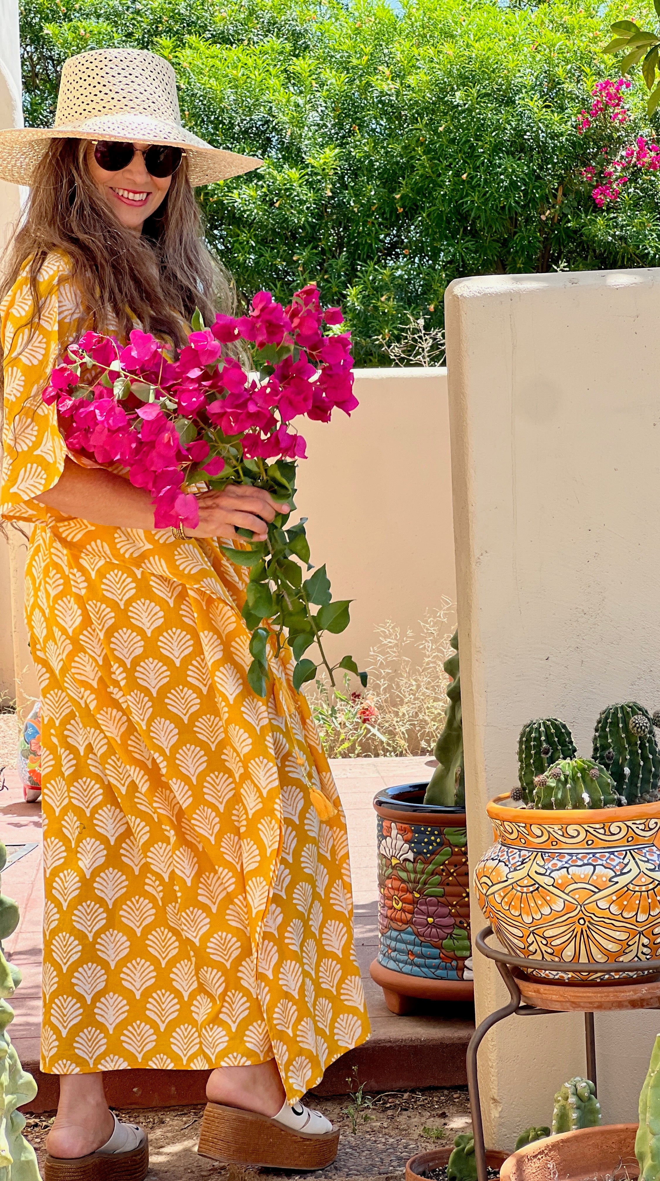 Limoncello Maxi Kaftan Dress Final Sale