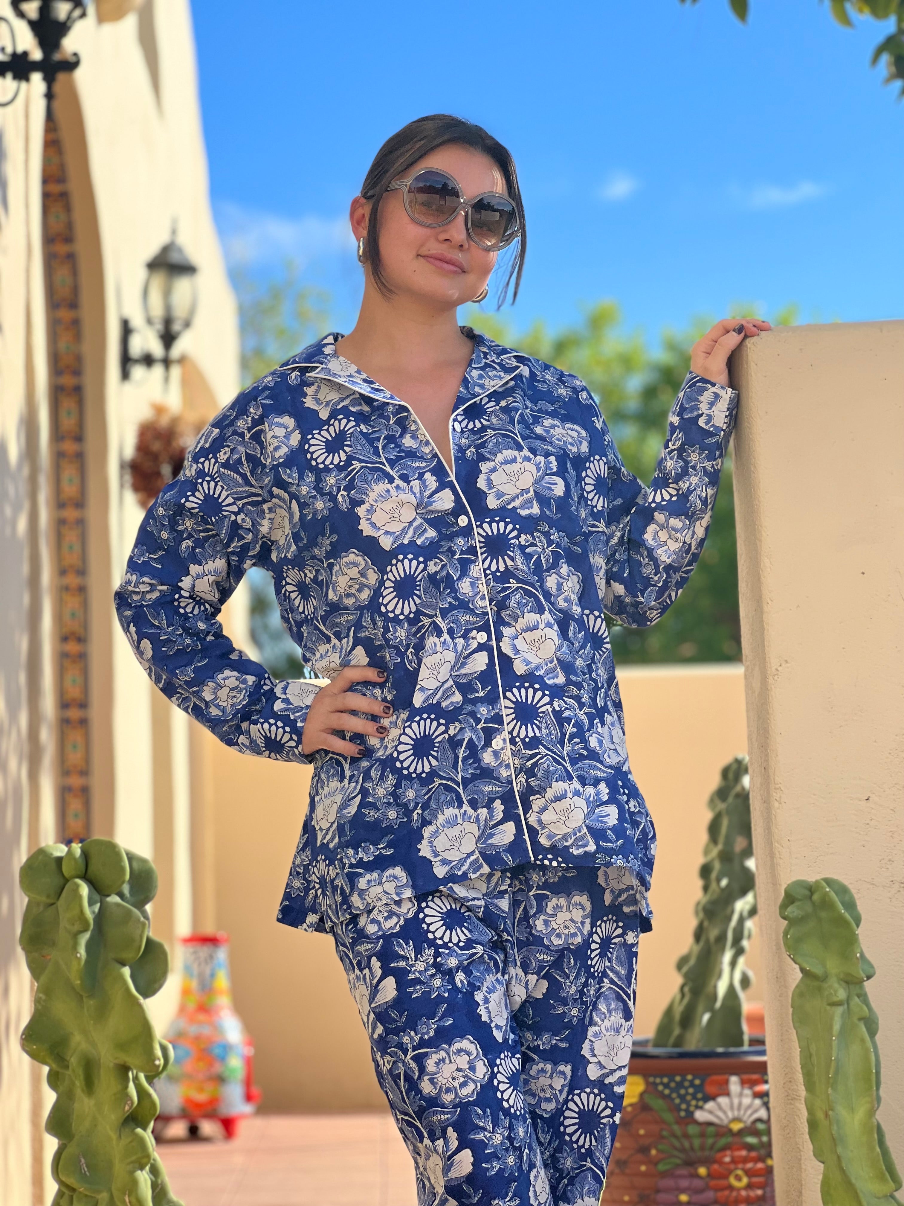 Delft Dream Pajama Long Sleeve