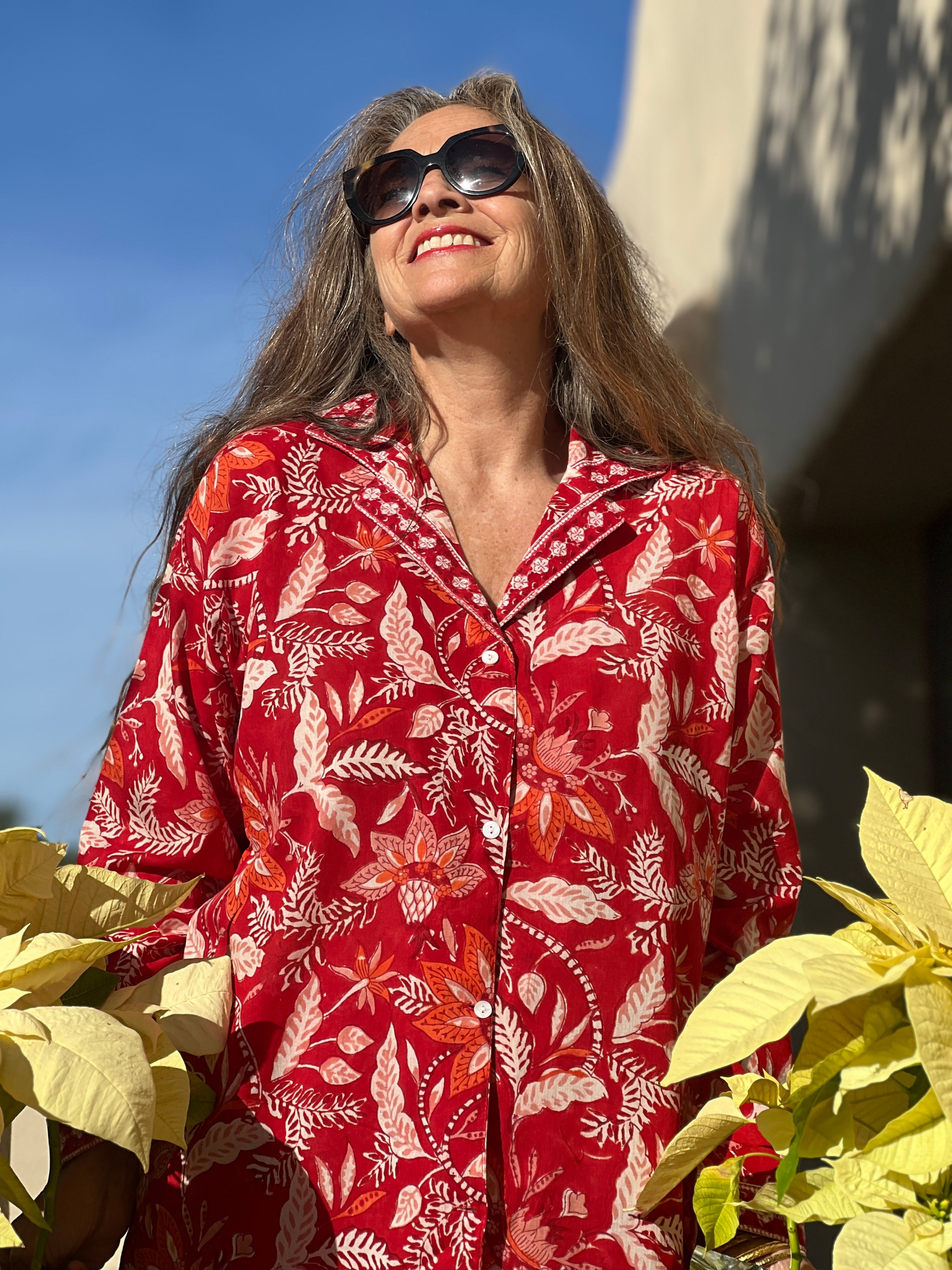 Rossini Red Long Sleeve Pajama