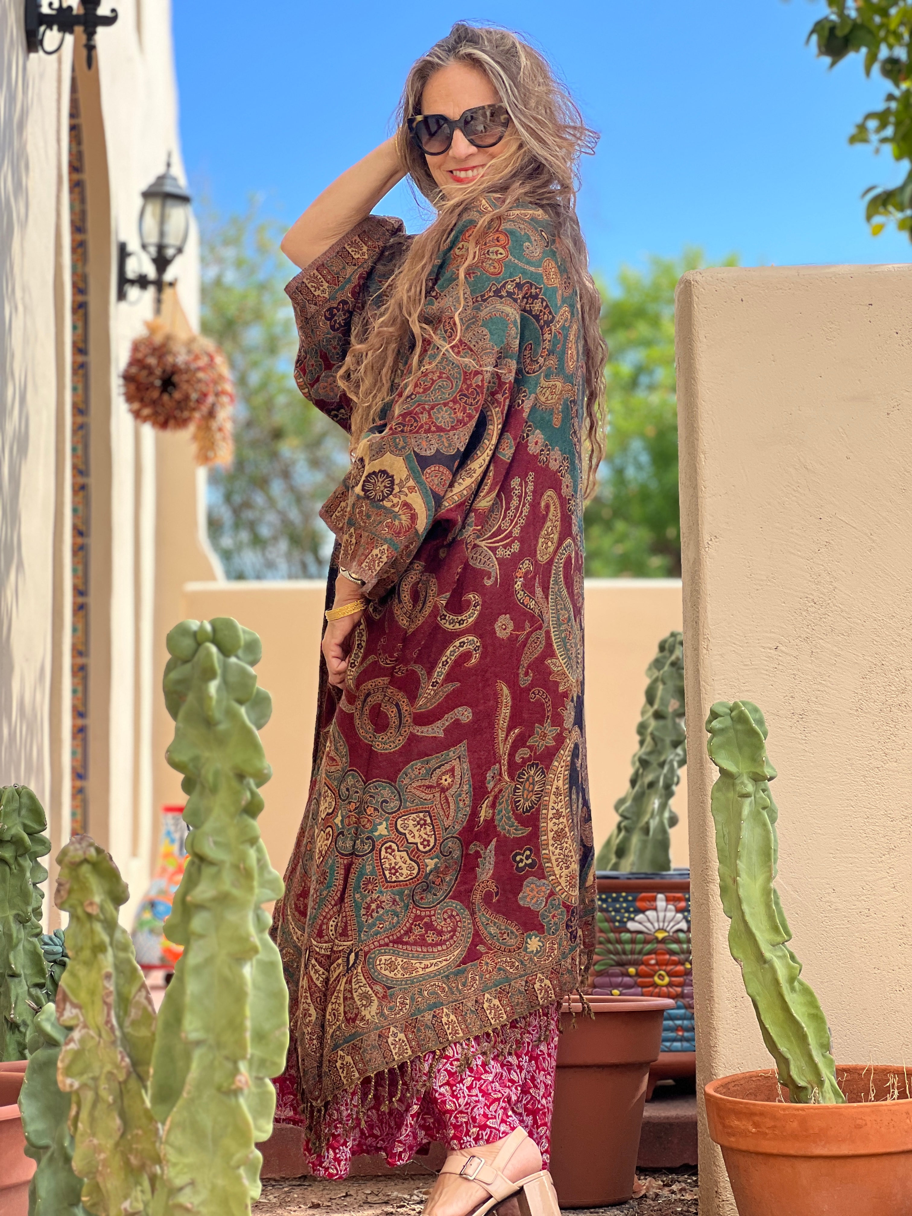 Kolkata Paisley Kimono Coat LIMITED EDITION