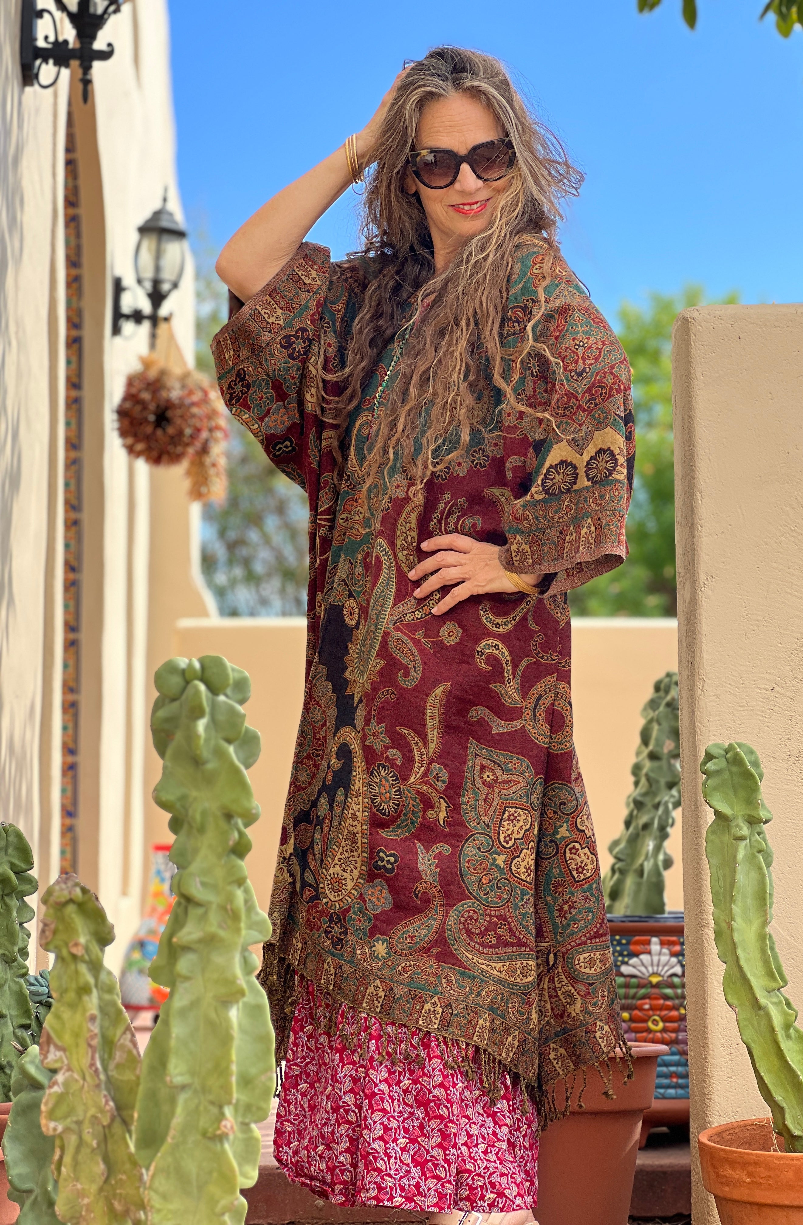 Kolkata Paisley Kimono Coat LIMITED EDITION