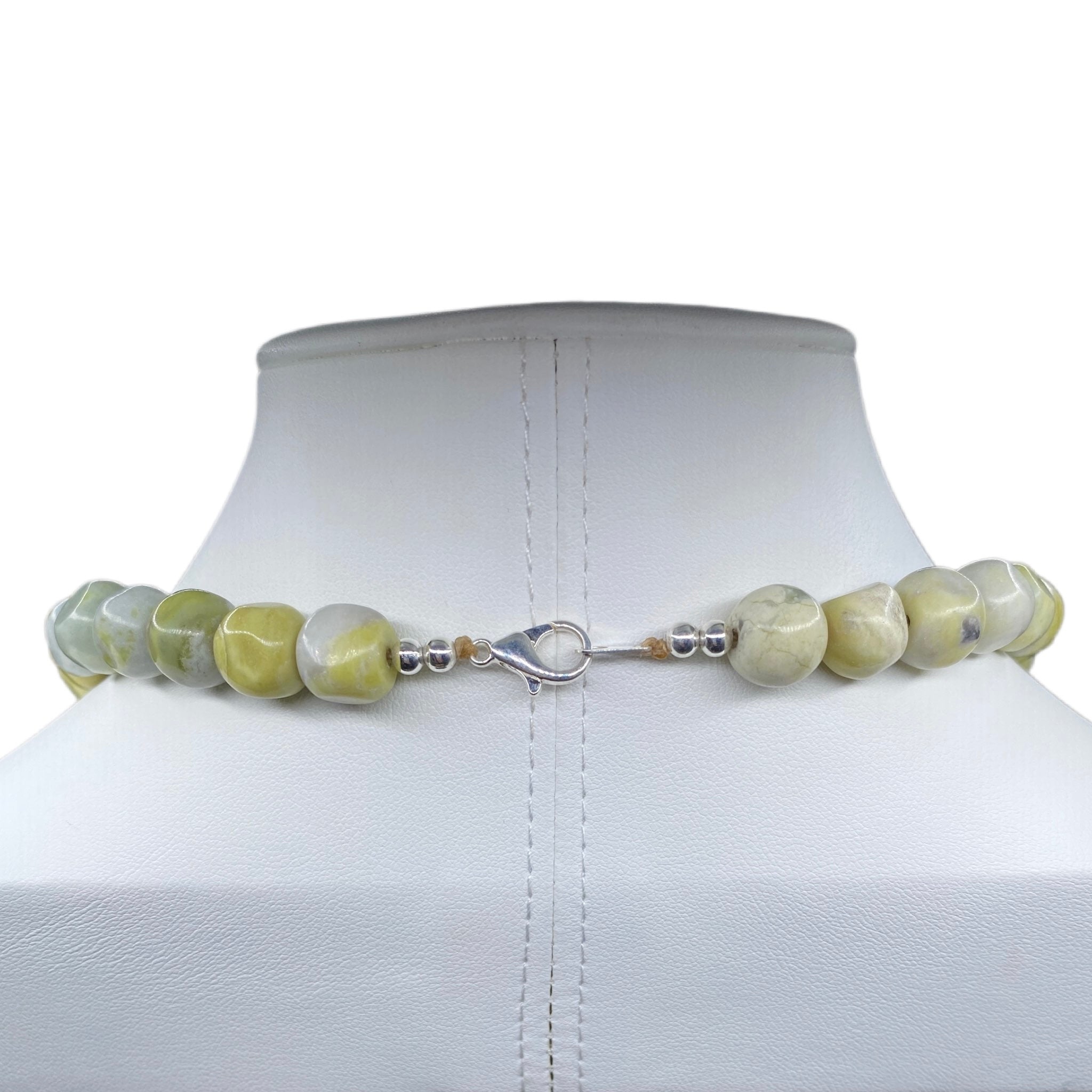 Turtle Serpentine and Red Jasper Necklace Santo Domingo