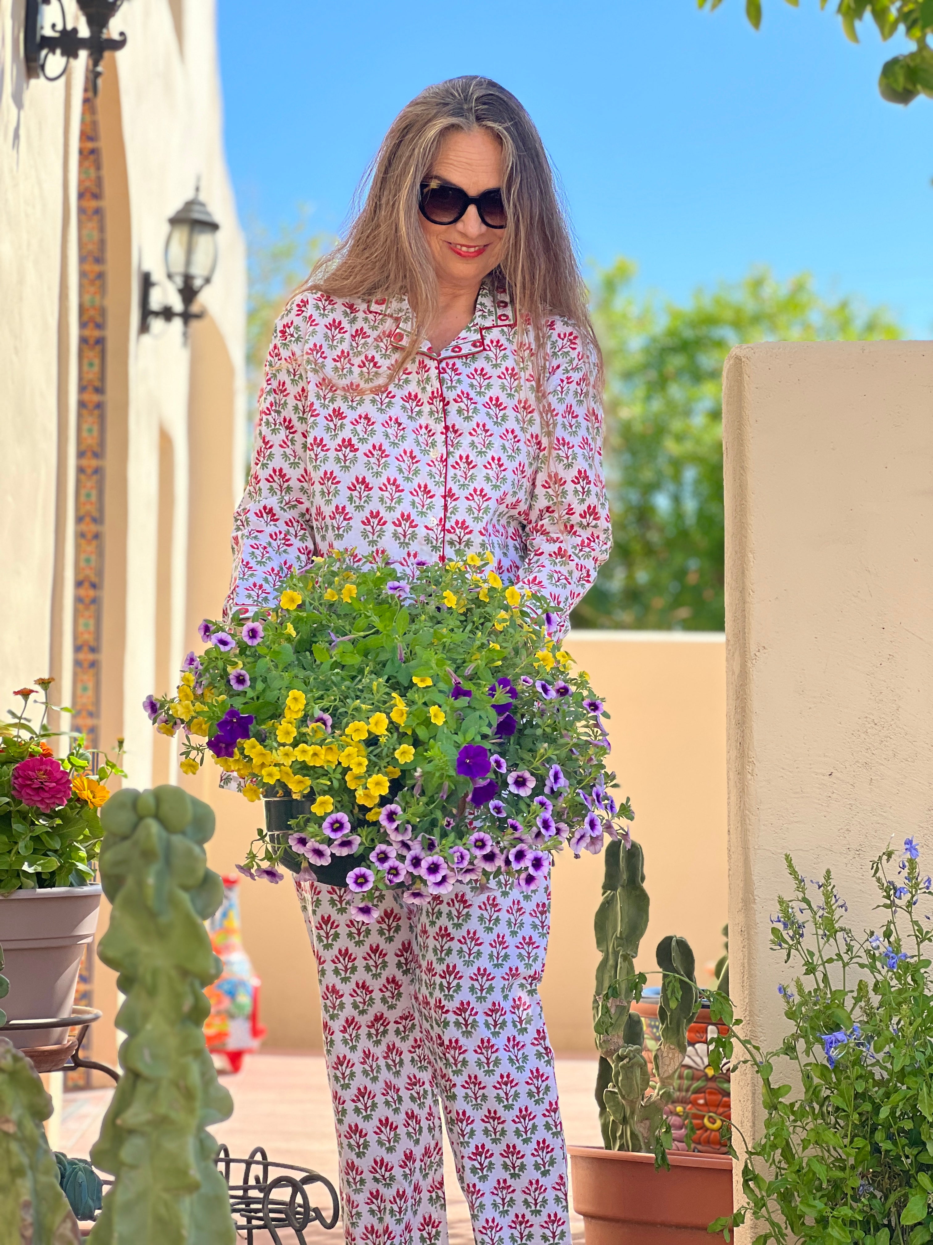 Teresa Cotton Pajama Long Sleeves Store Credit Only