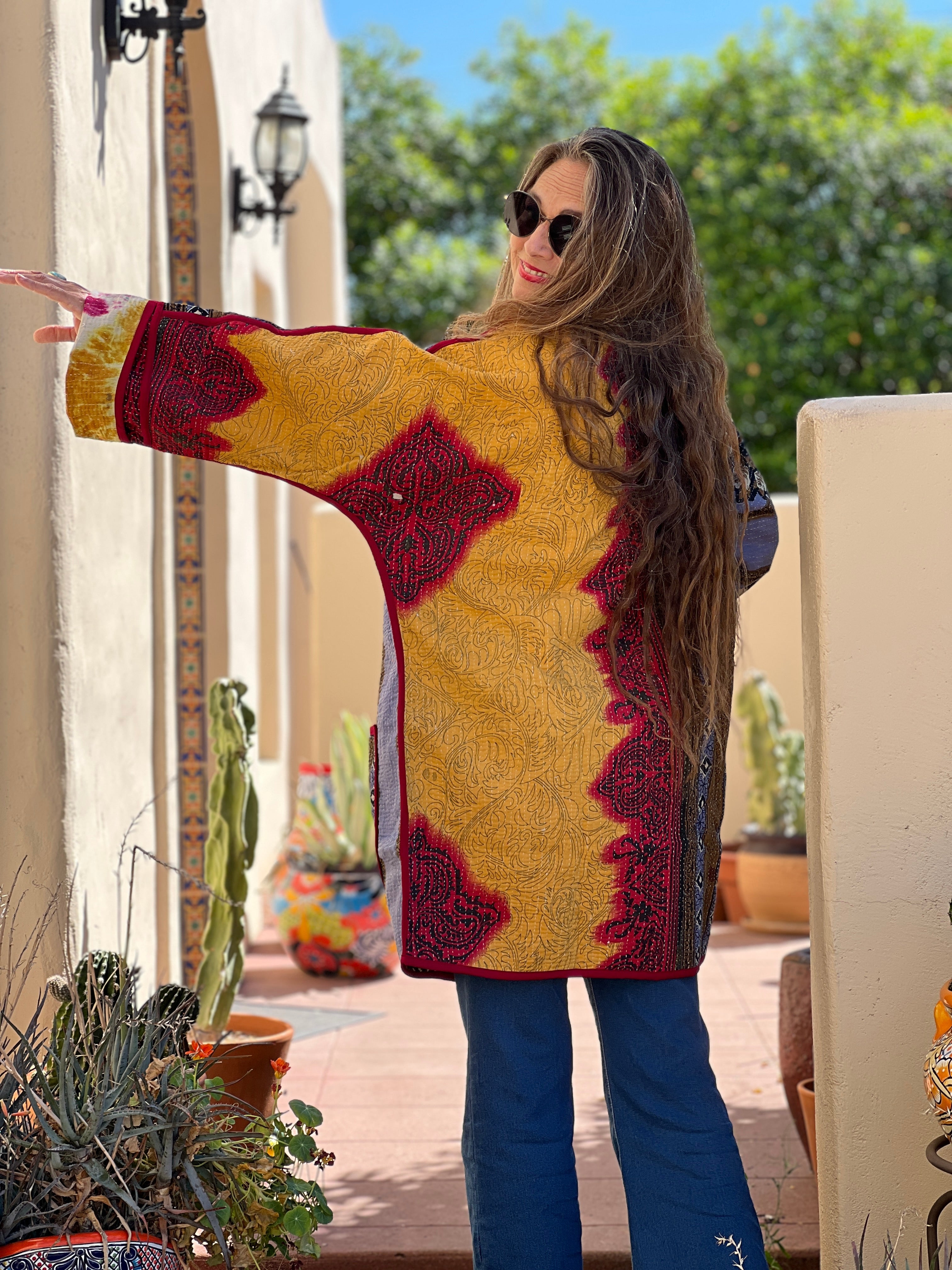 Asansol Kantha Coat One of a Kind