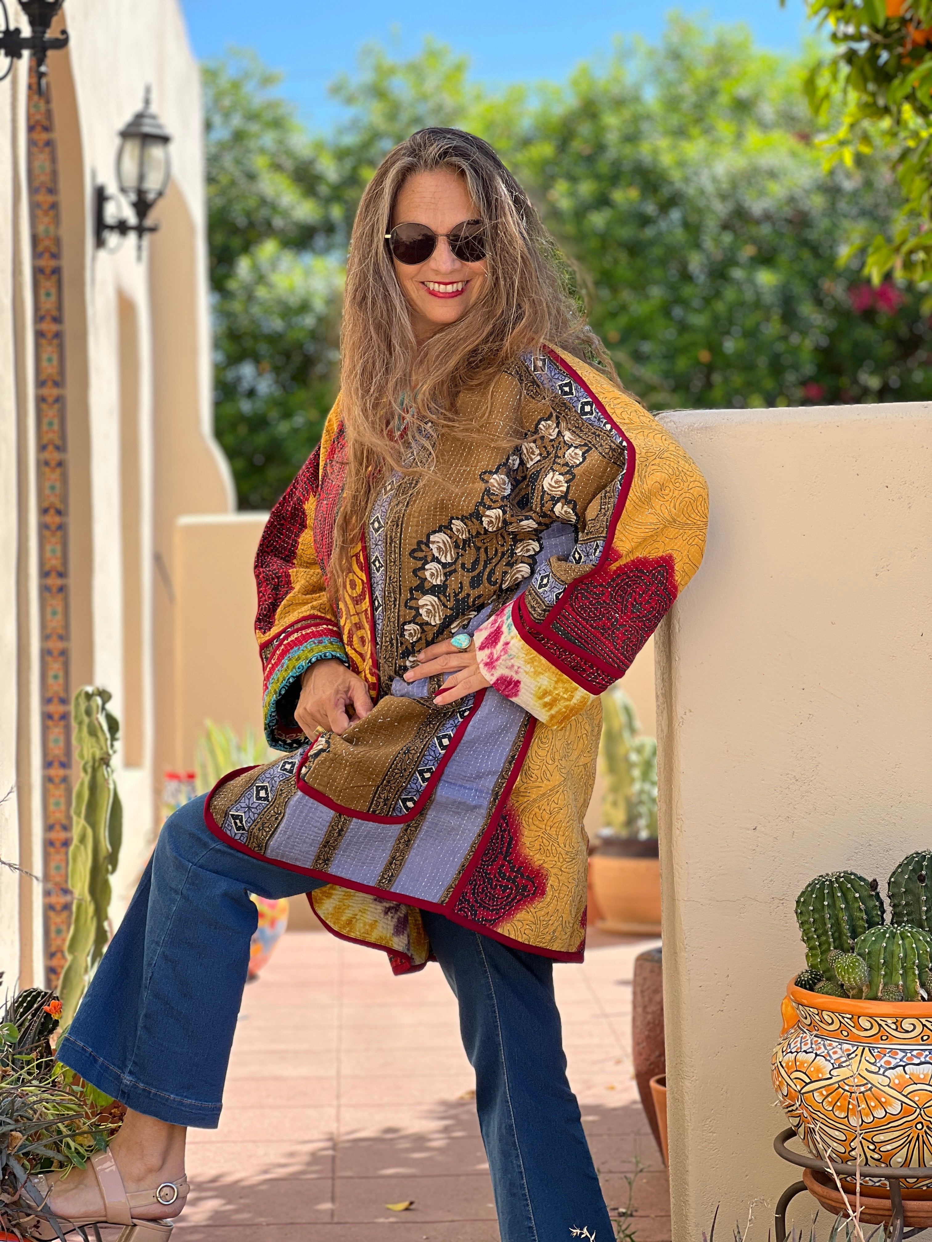 Asansol Kantha Coat One of a Kind