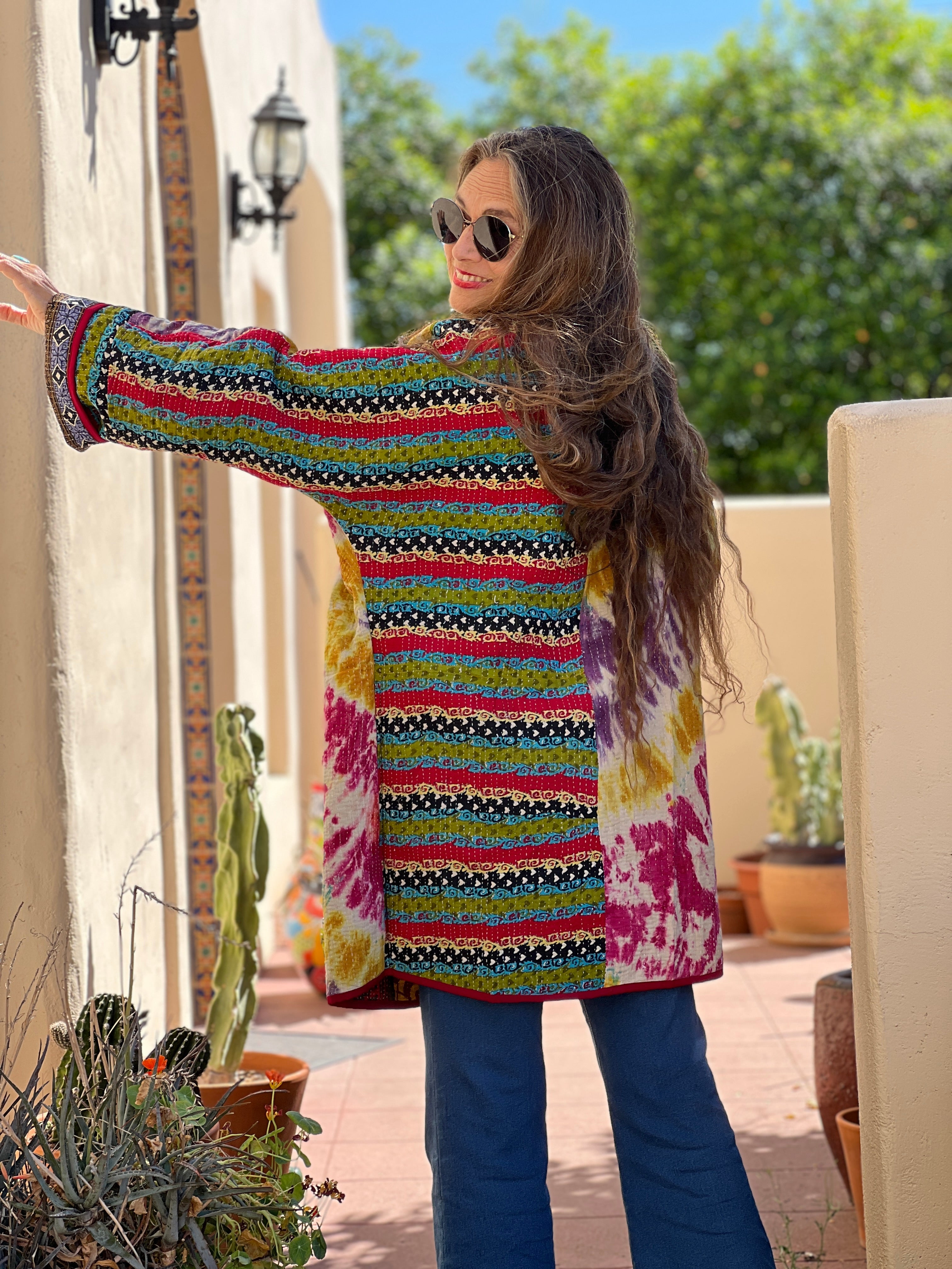 Asansol Kantha Coat One of a Kind