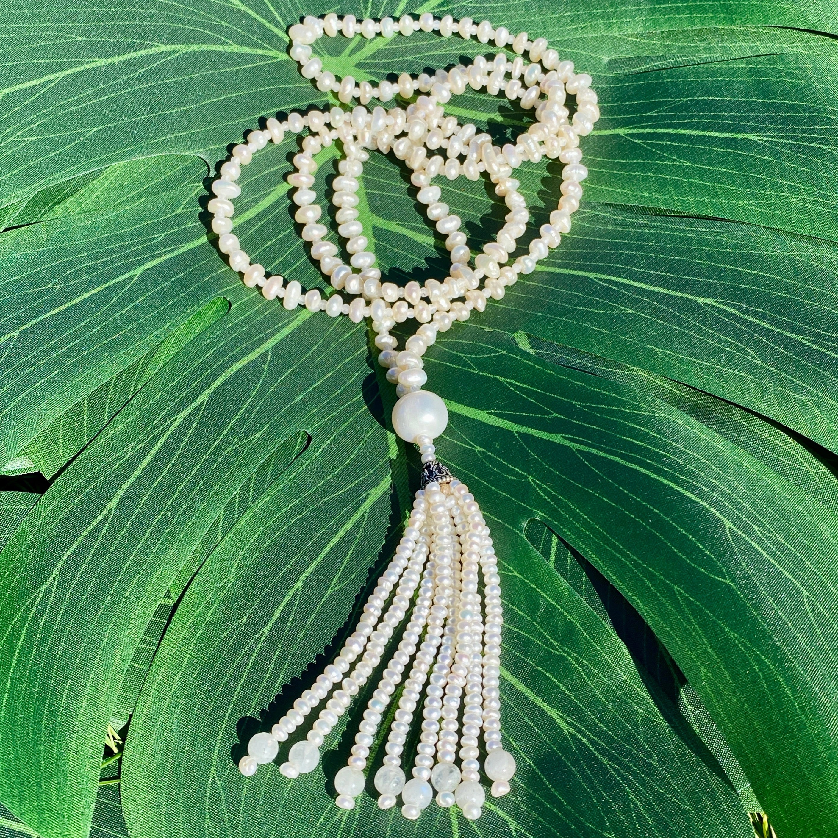 Baroque Pearl Mala Necklace