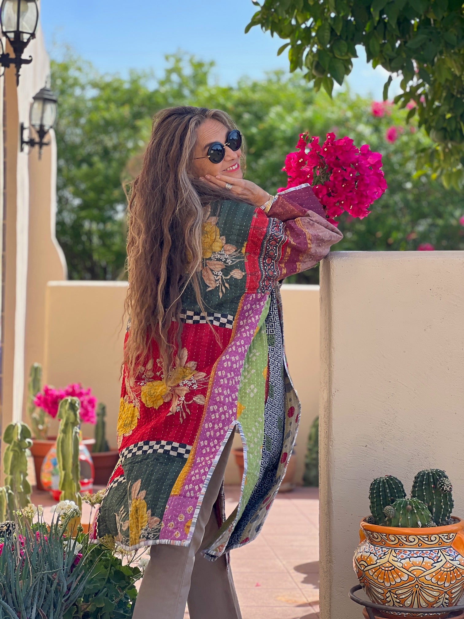 Rera Cotton Kantha Coat ONE OF KIND
