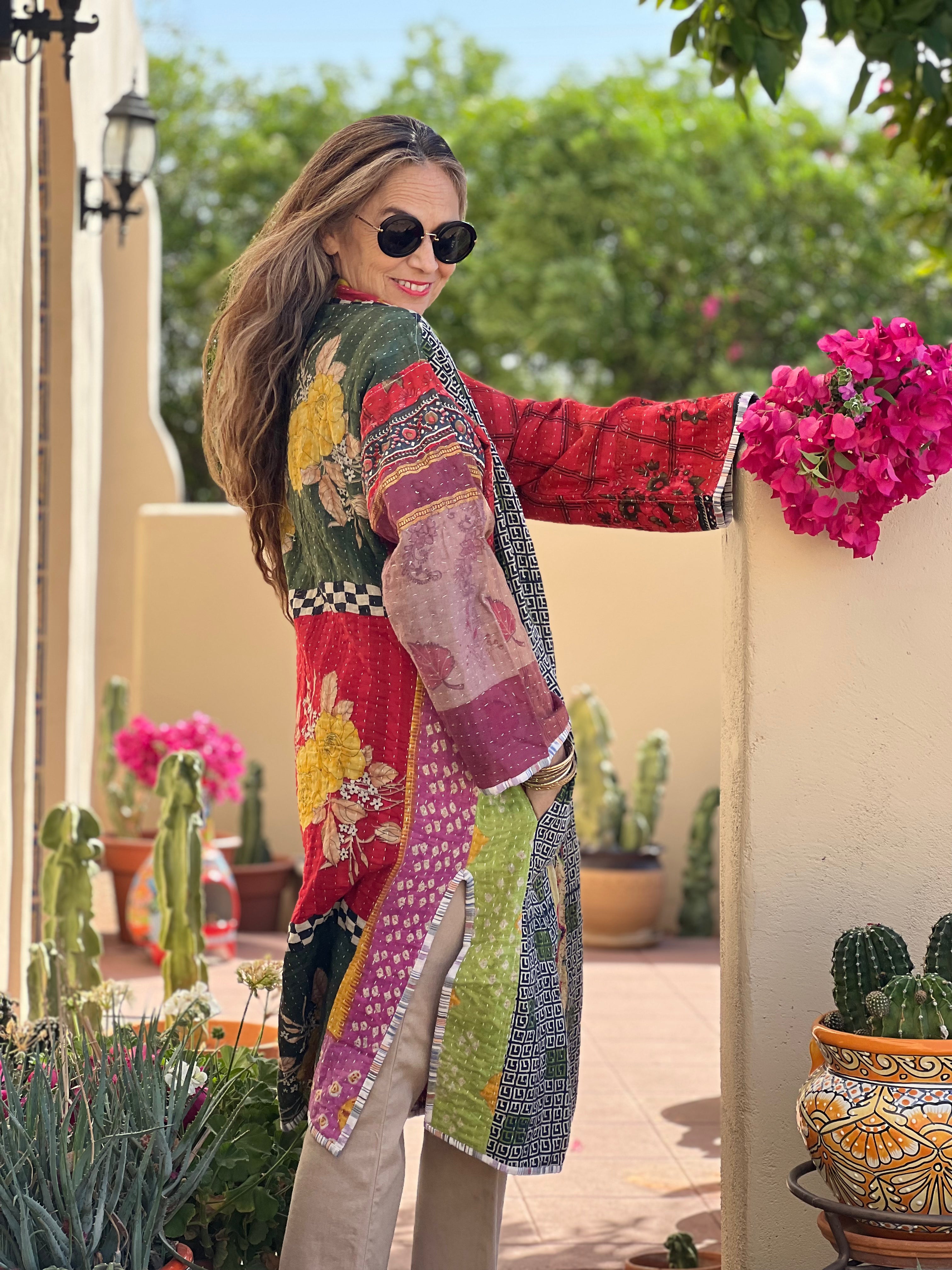Rera Cotton Kantha Coat ONE OF KIND