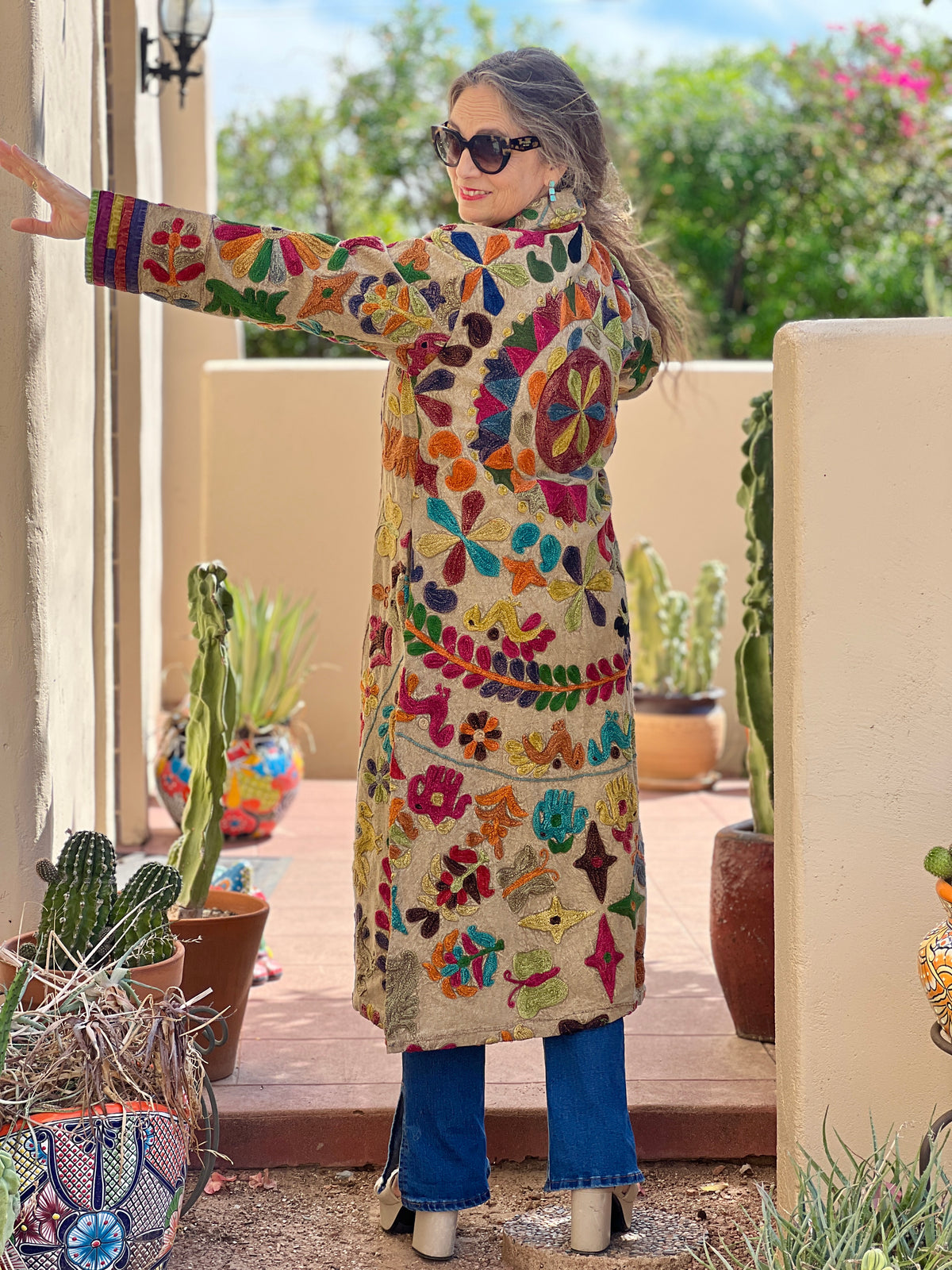Aanya Hand Embroidered Coat One of a Kind