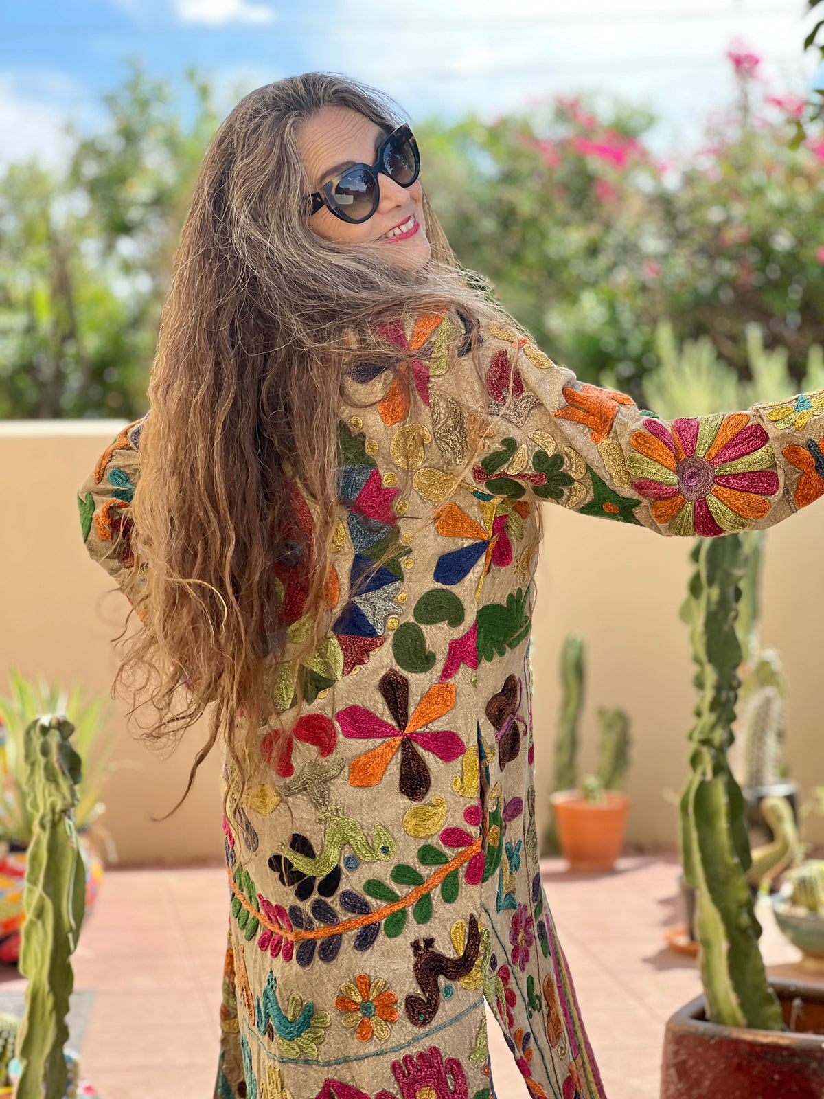 Aanya Hand Embroidered Coat One of a Kind