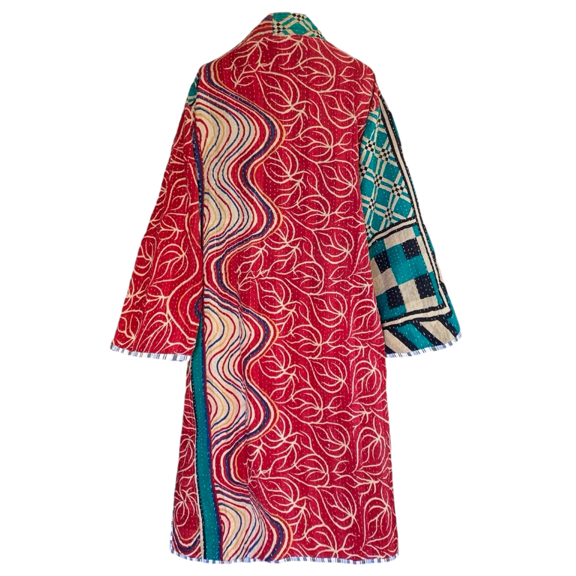Mara Cotton Vintage Kantha Coat One of a Kind