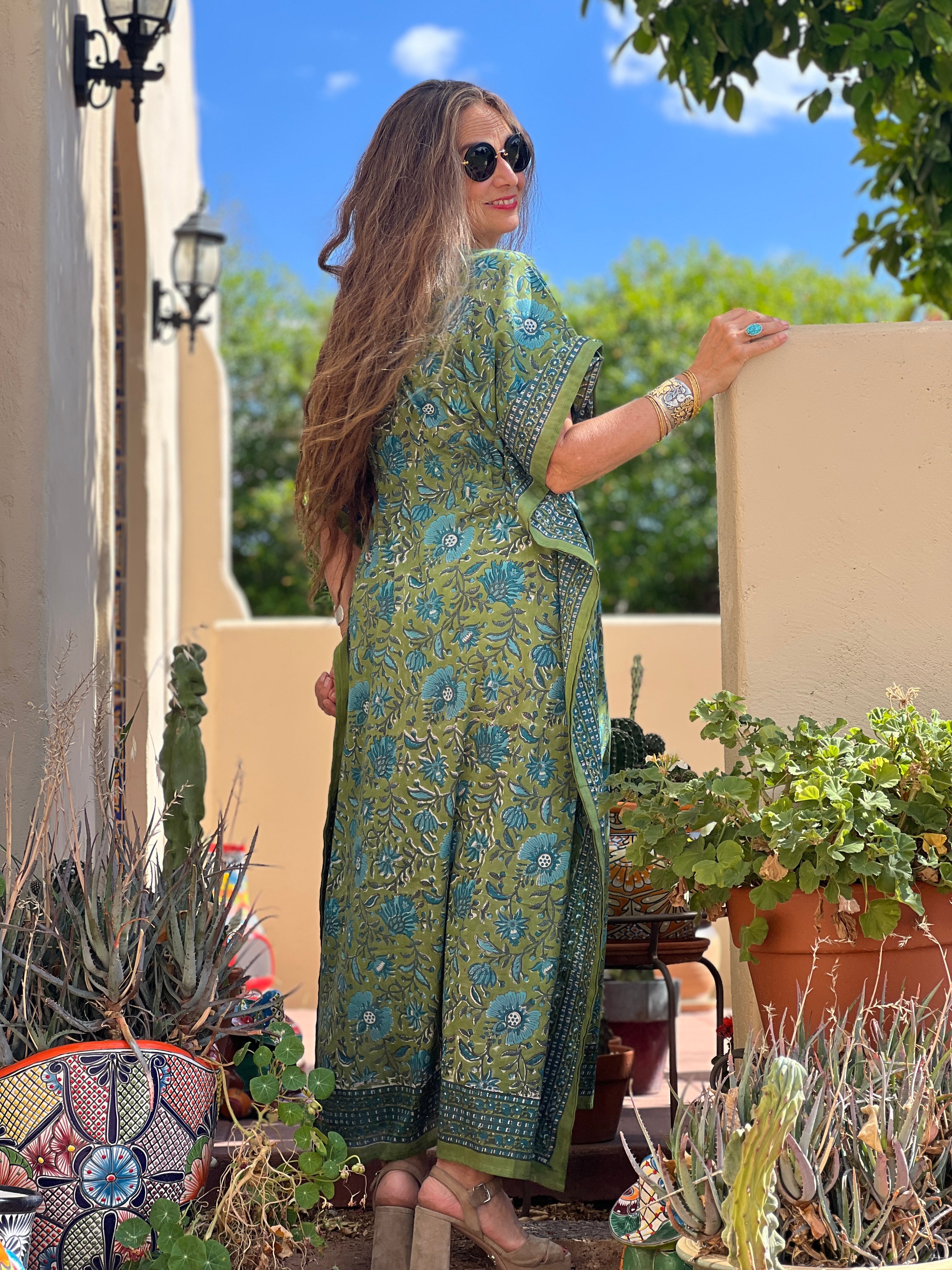 Trelawny Floral Maxi Kaftan Dress