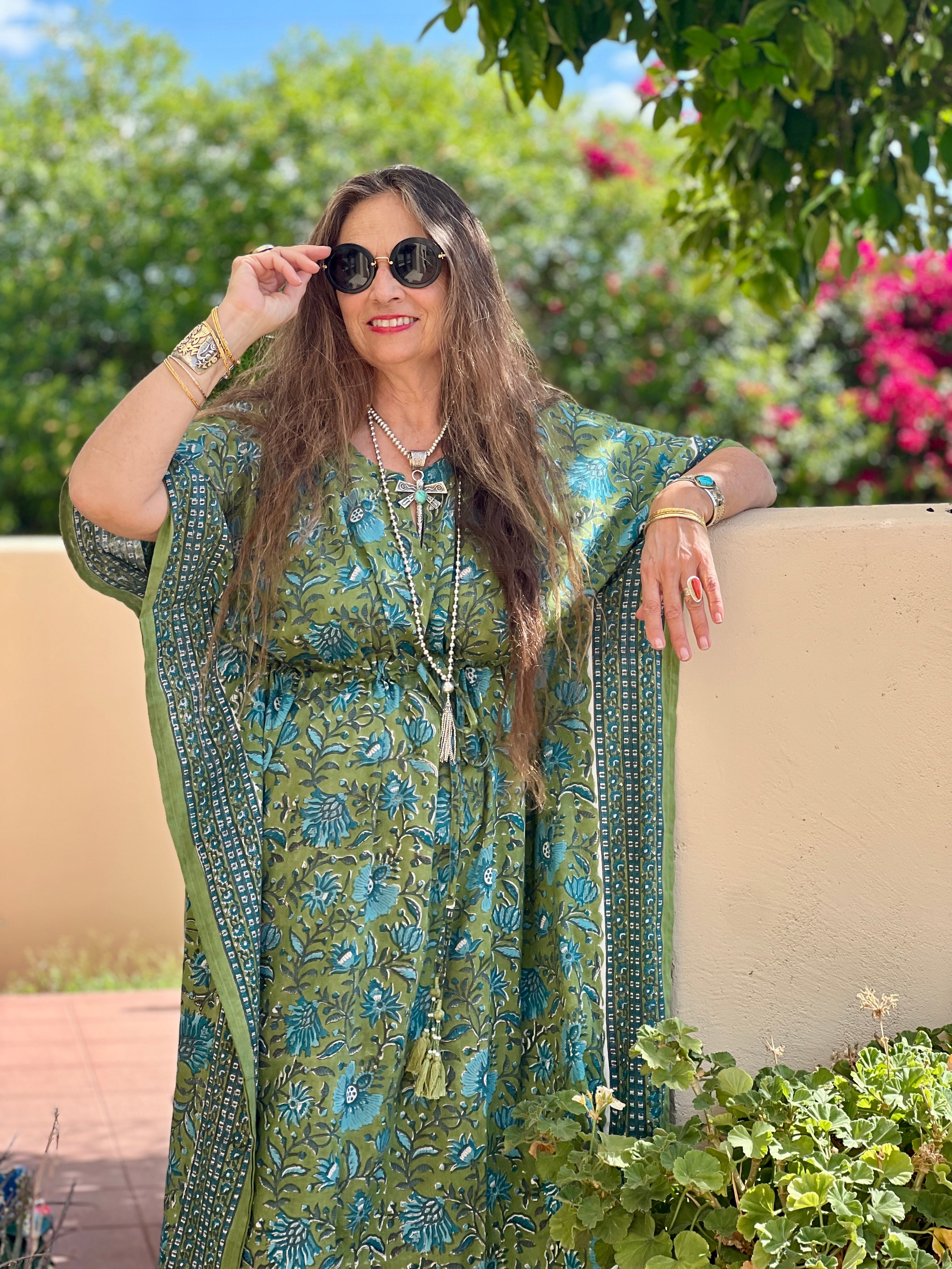 Trelawny Floral Maxi Kaftan Dress
