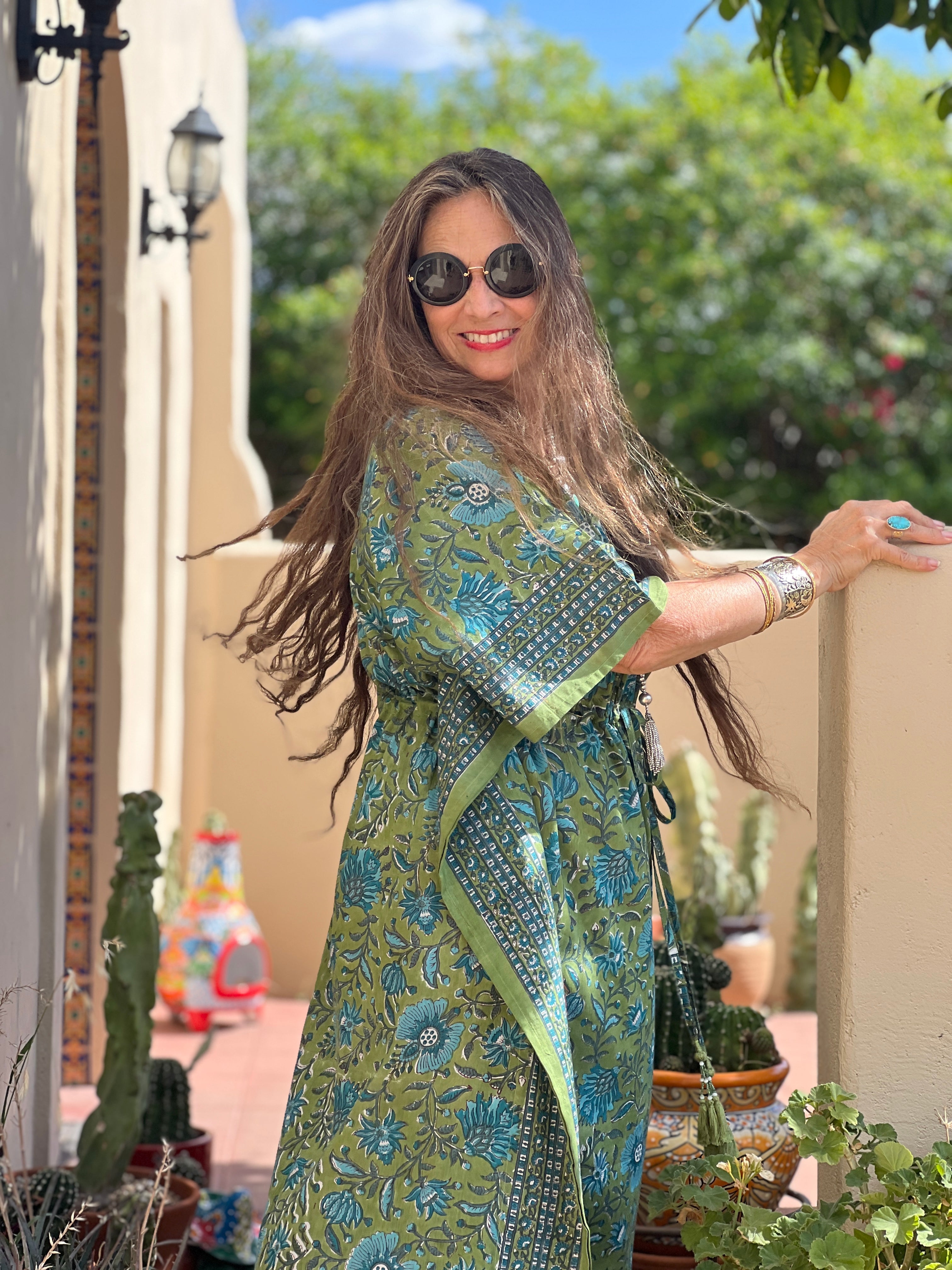 Trelawny Floral Maxi Kaftan Dress