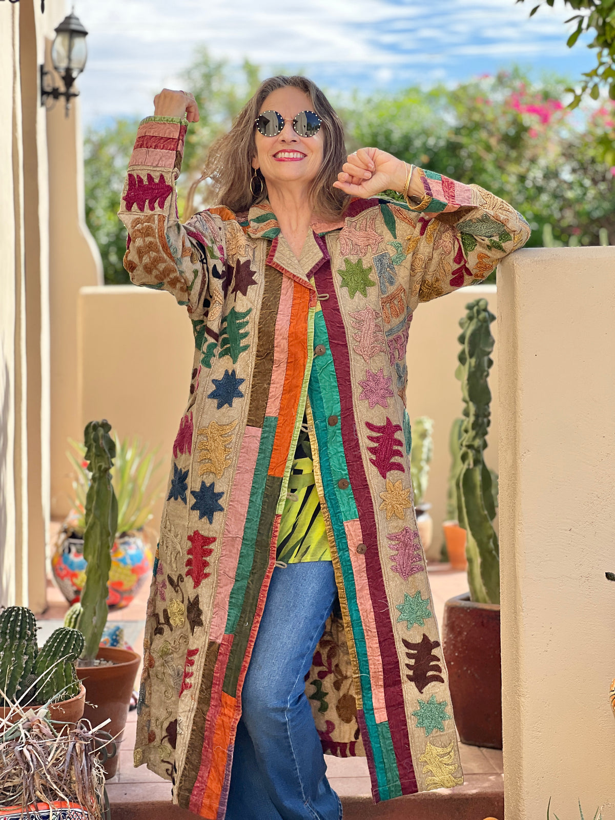 Saanvi Hand Embroidered Coat One of a Kind