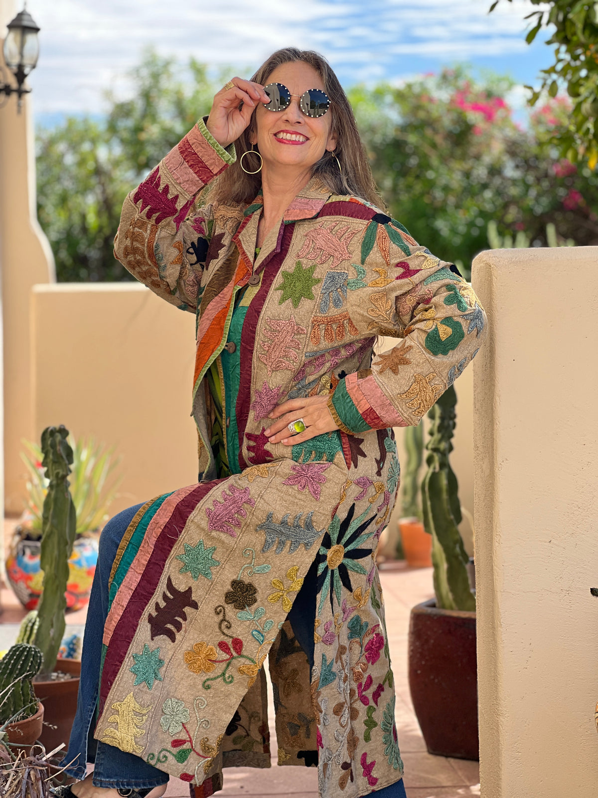 Saanvi Hand Embroidered Coat One of a Kind